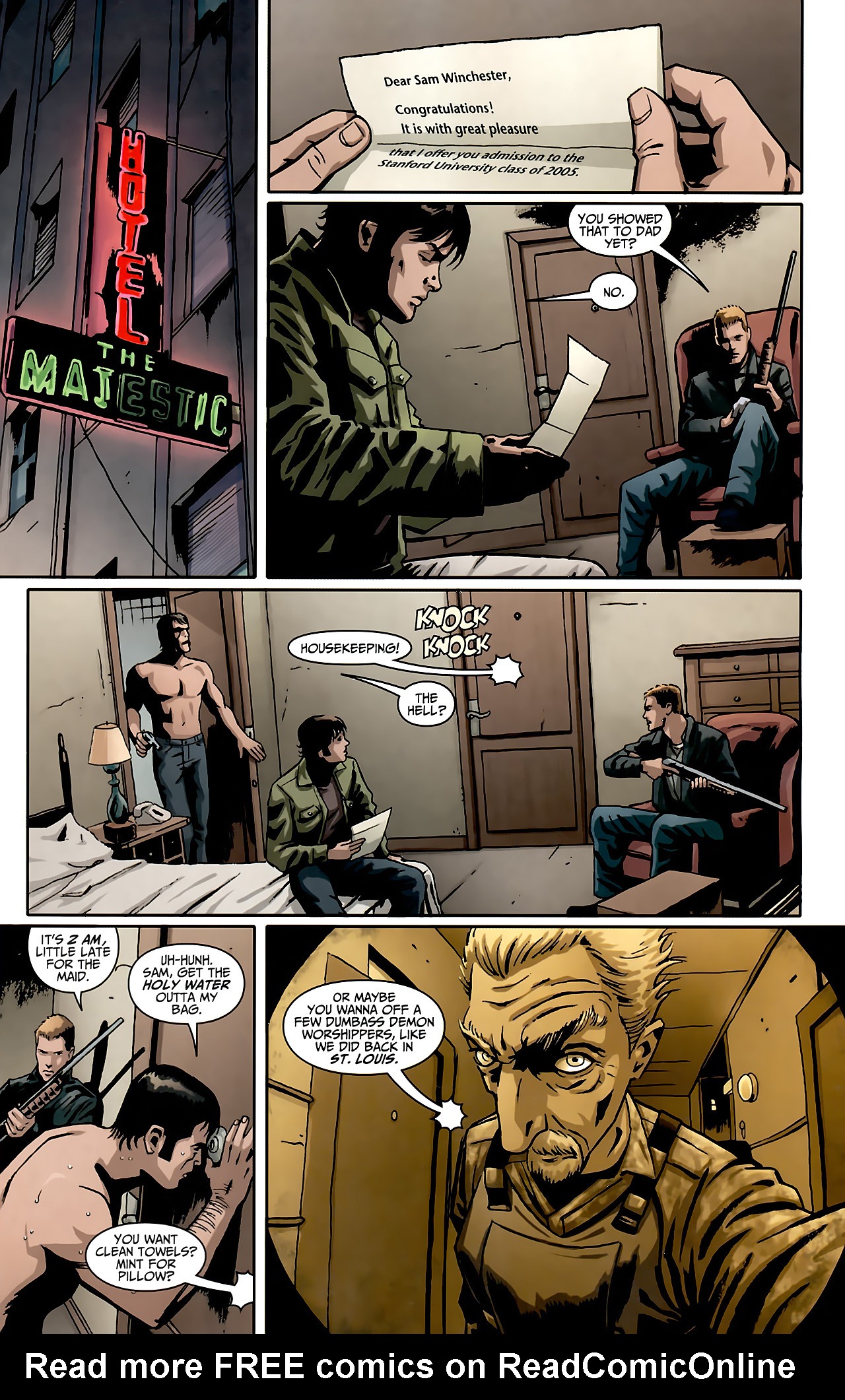Read online Supernatural: Beginning's End comic -  Issue #1 - 12