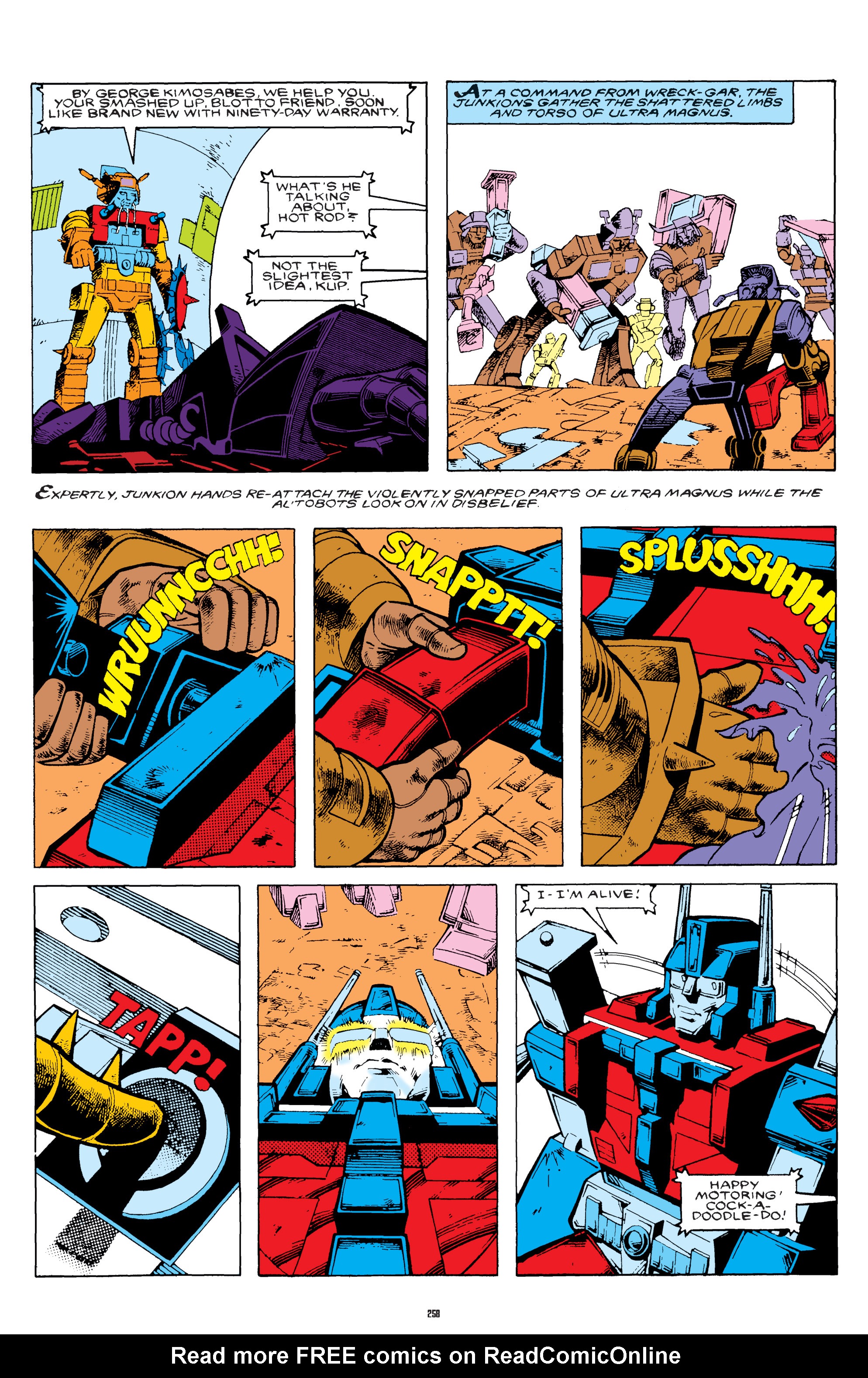 Read online The Transformers Classics comic -  Issue # TPB 7 - 257