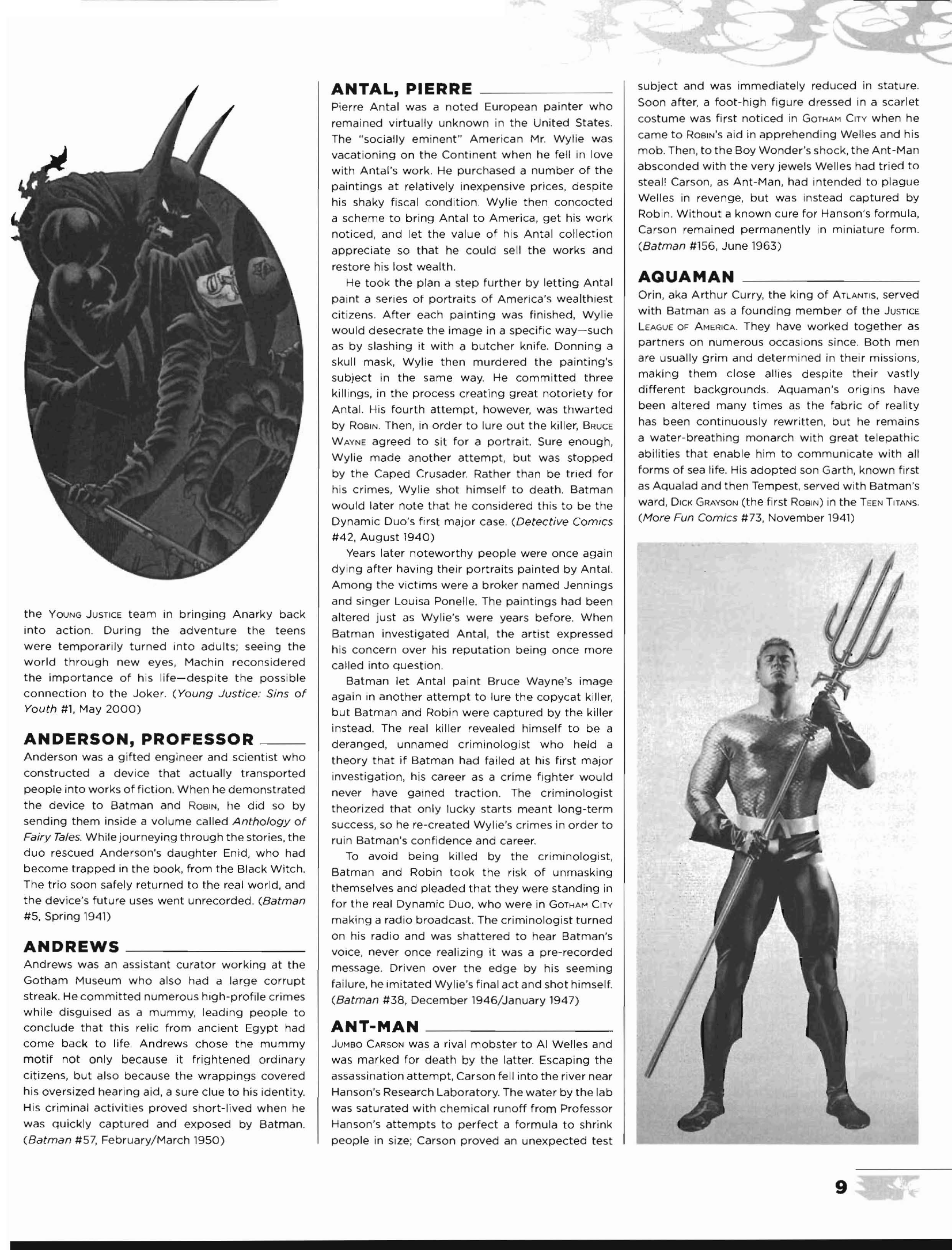 Read online The Essential Batman Encyclopedia comic -  Issue # TPB (Part 1) - 20