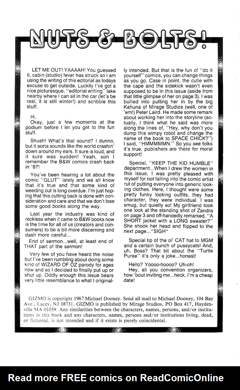 Read online Gizmo comic -  Issue #5 - 2