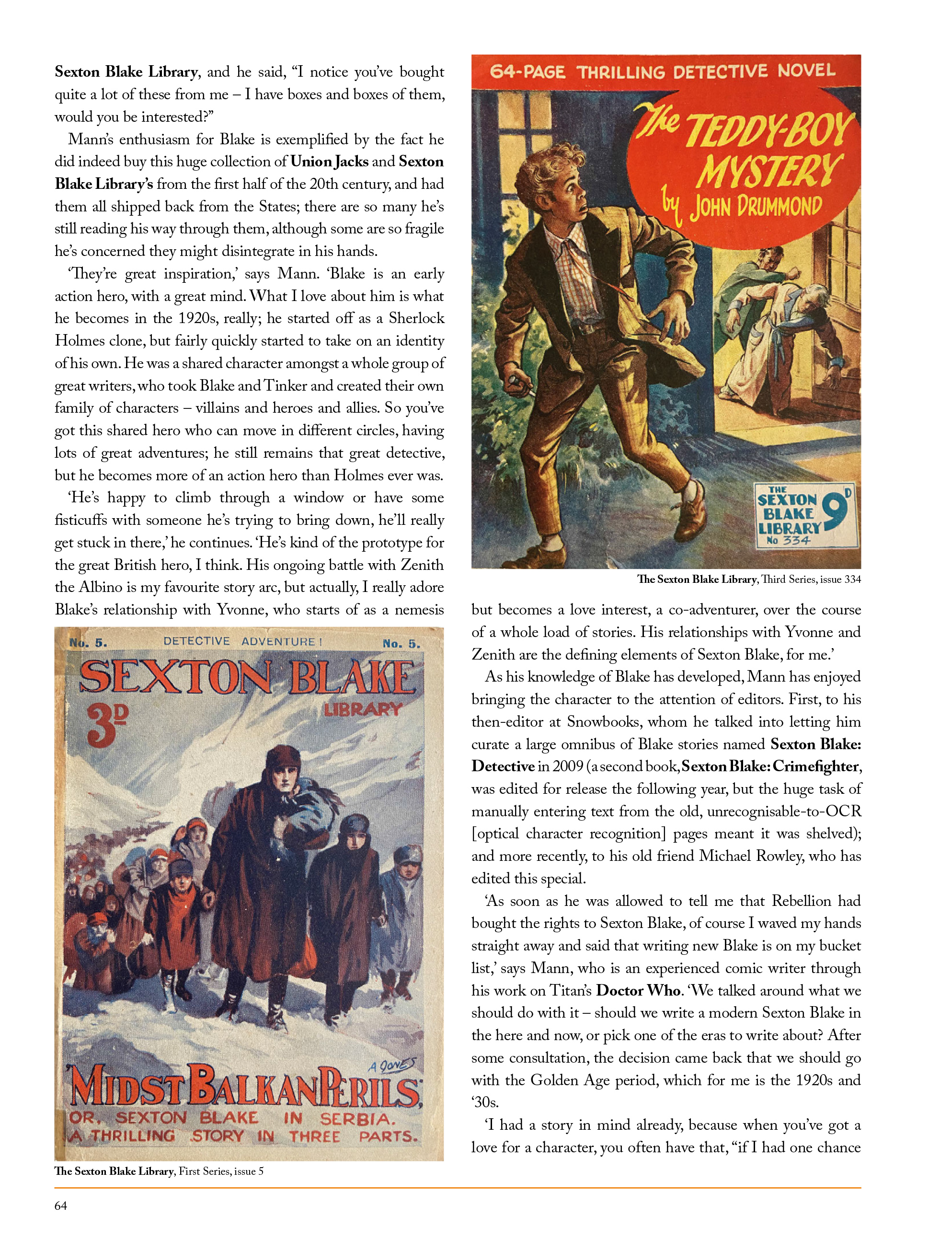 Read online The Return of Sexton Blake comic -  Issue # TPB - 66