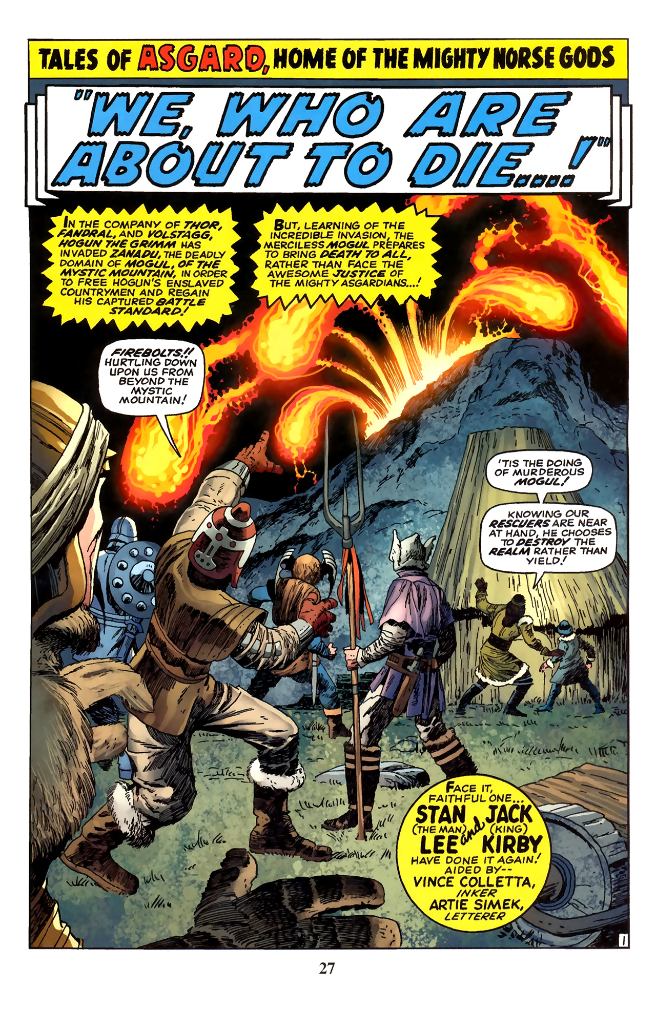 Read online Thor: Tales of Asgard by Stan Lee & Jack Kirby comic -  Issue #6 - 29