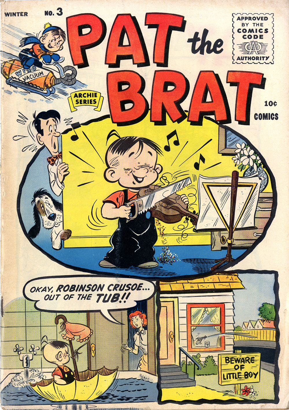 Read online Pat the Brat comic -  Issue #3 - 1