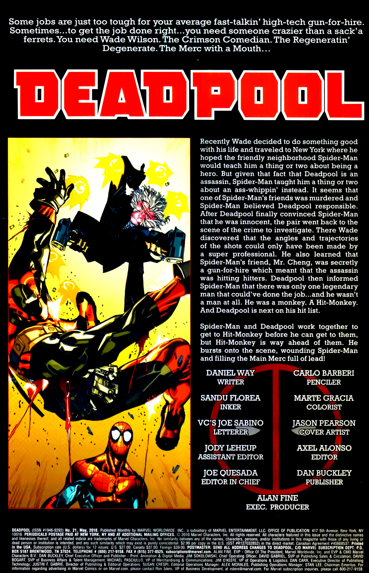 Read online Deadpool (2008) comic -  Issue #21 - 2