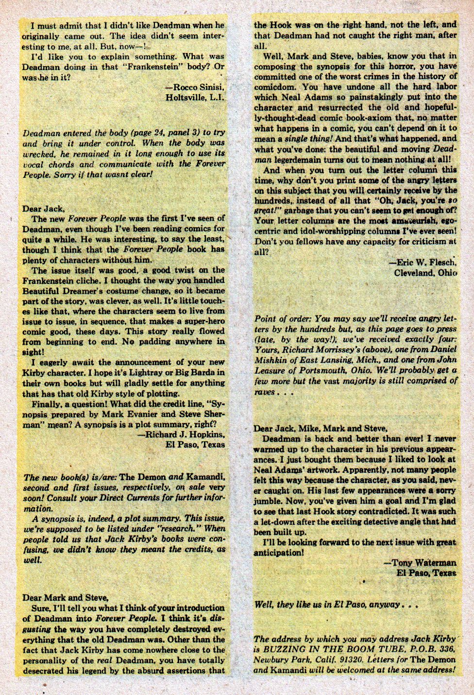 Read online Forever People (1971) comic -  Issue #11 - 31