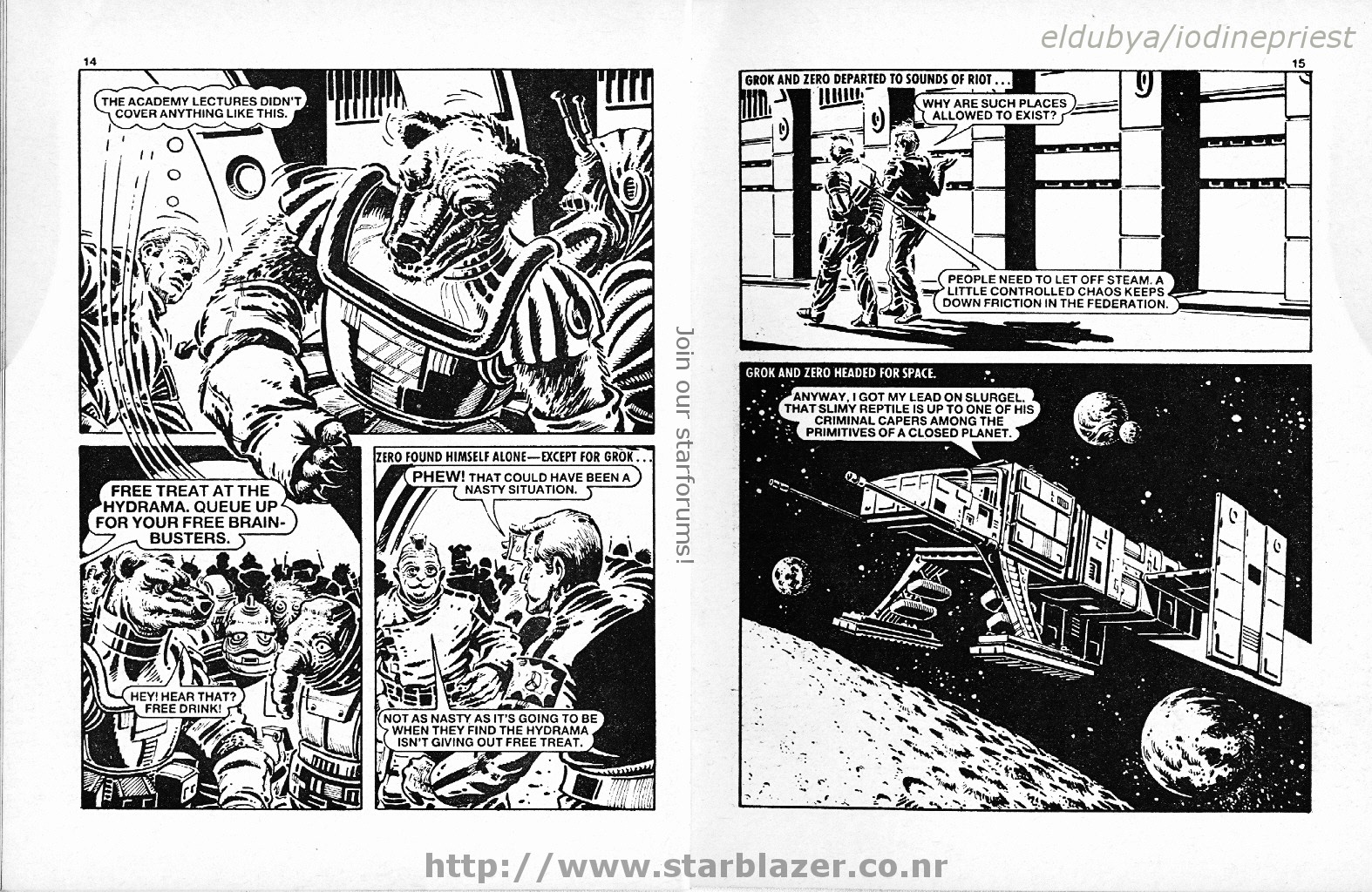 Read online Starblazer comic -  Issue #176 - 9