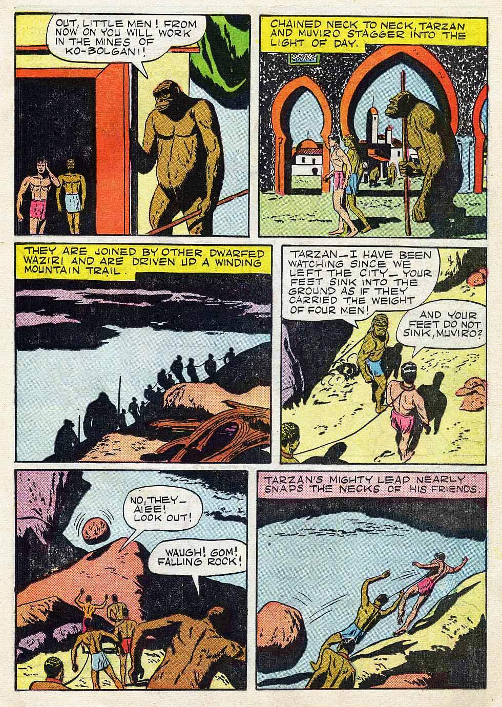 Read online Tarzan (1948) comic -  Issue #10 - 11