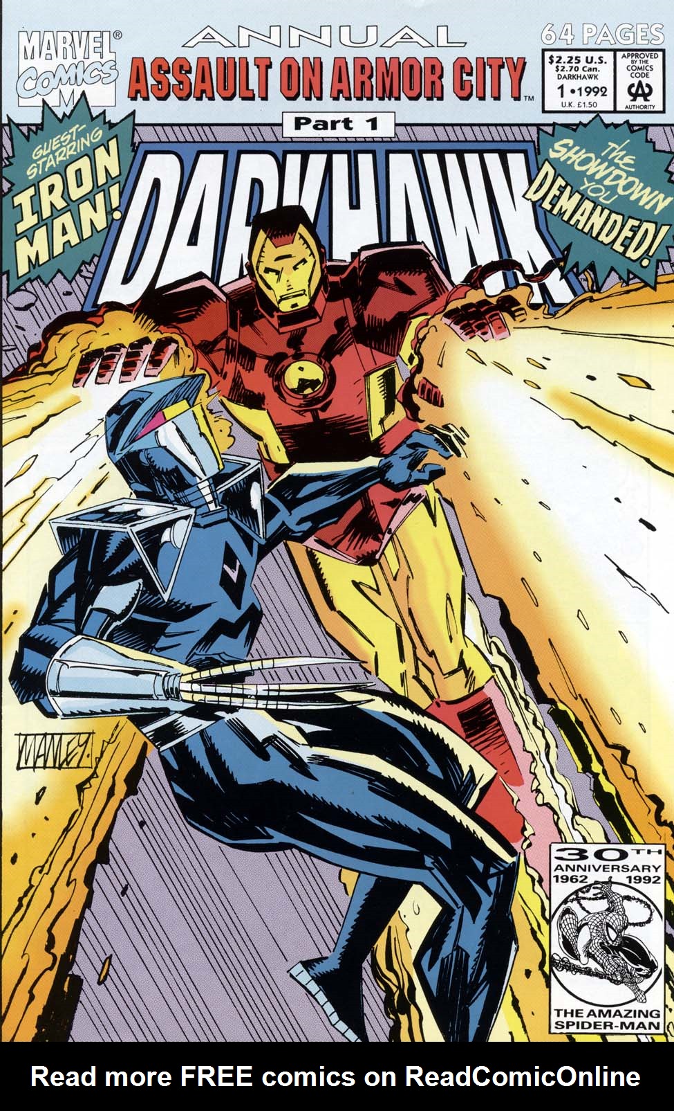Read online Darkhawk (1991) comic -  Issue # _Annual 1 - 1