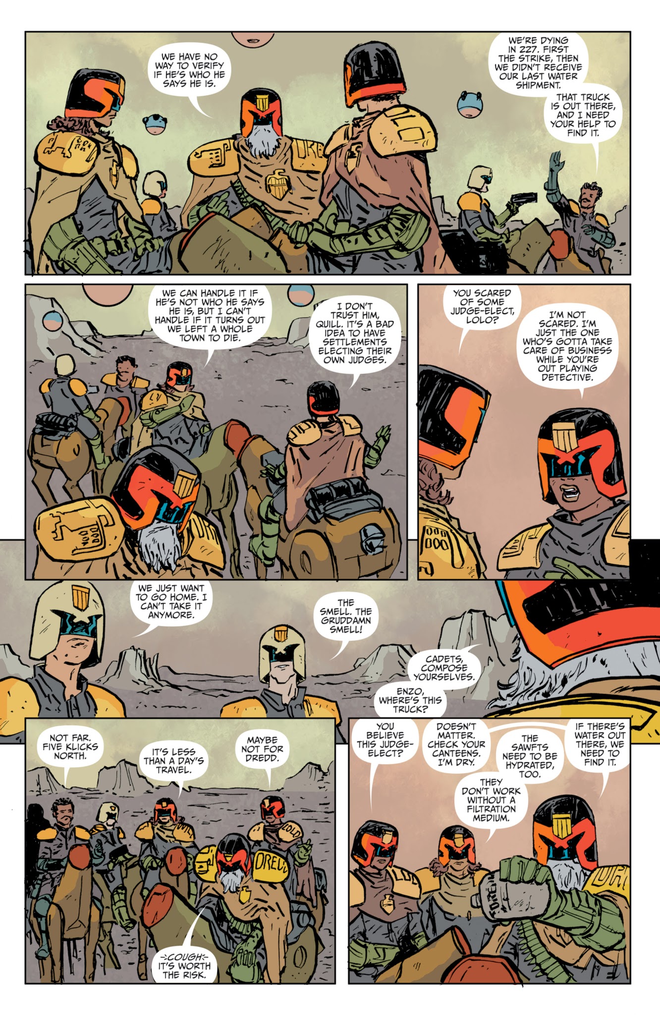 Read online Judge Dredd: The Blessed Earth comic -  Issue #4 - 10