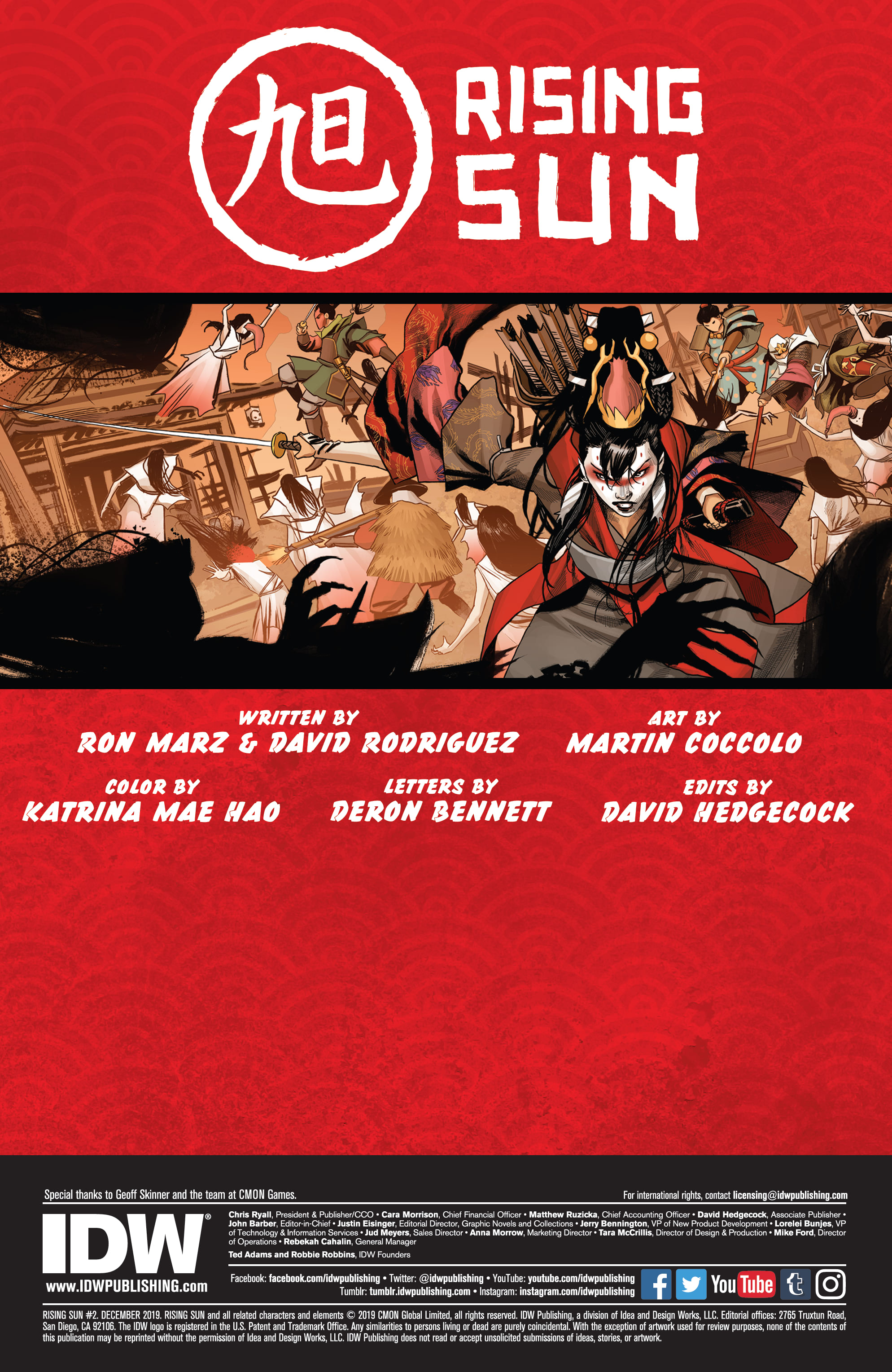 Read online Rising Sun comic -  Issue #2 - 2