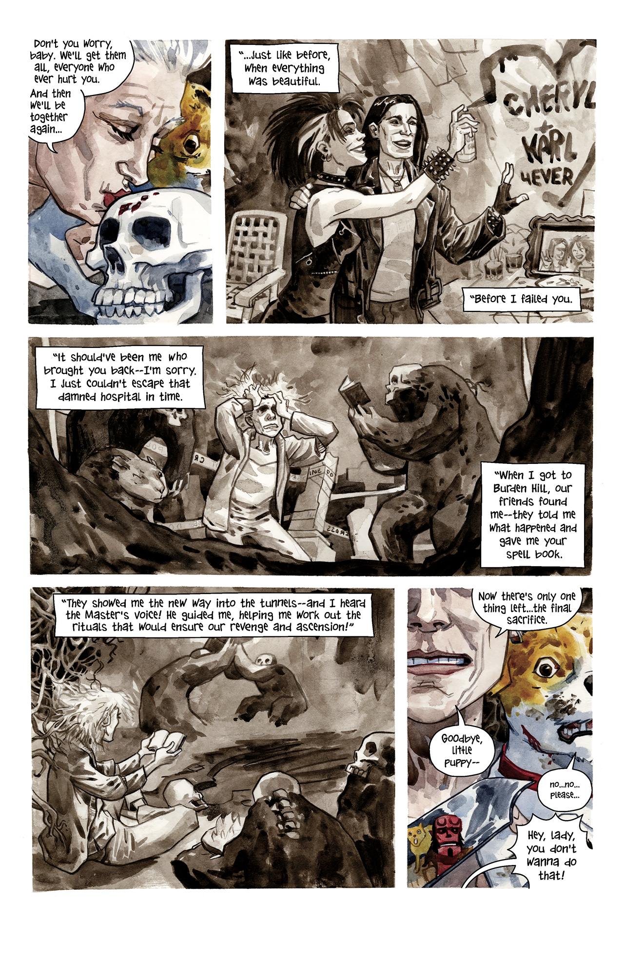 Read online Hellboy/Beasts of Burden: Sacrifice comic -  Issue # Full - 18