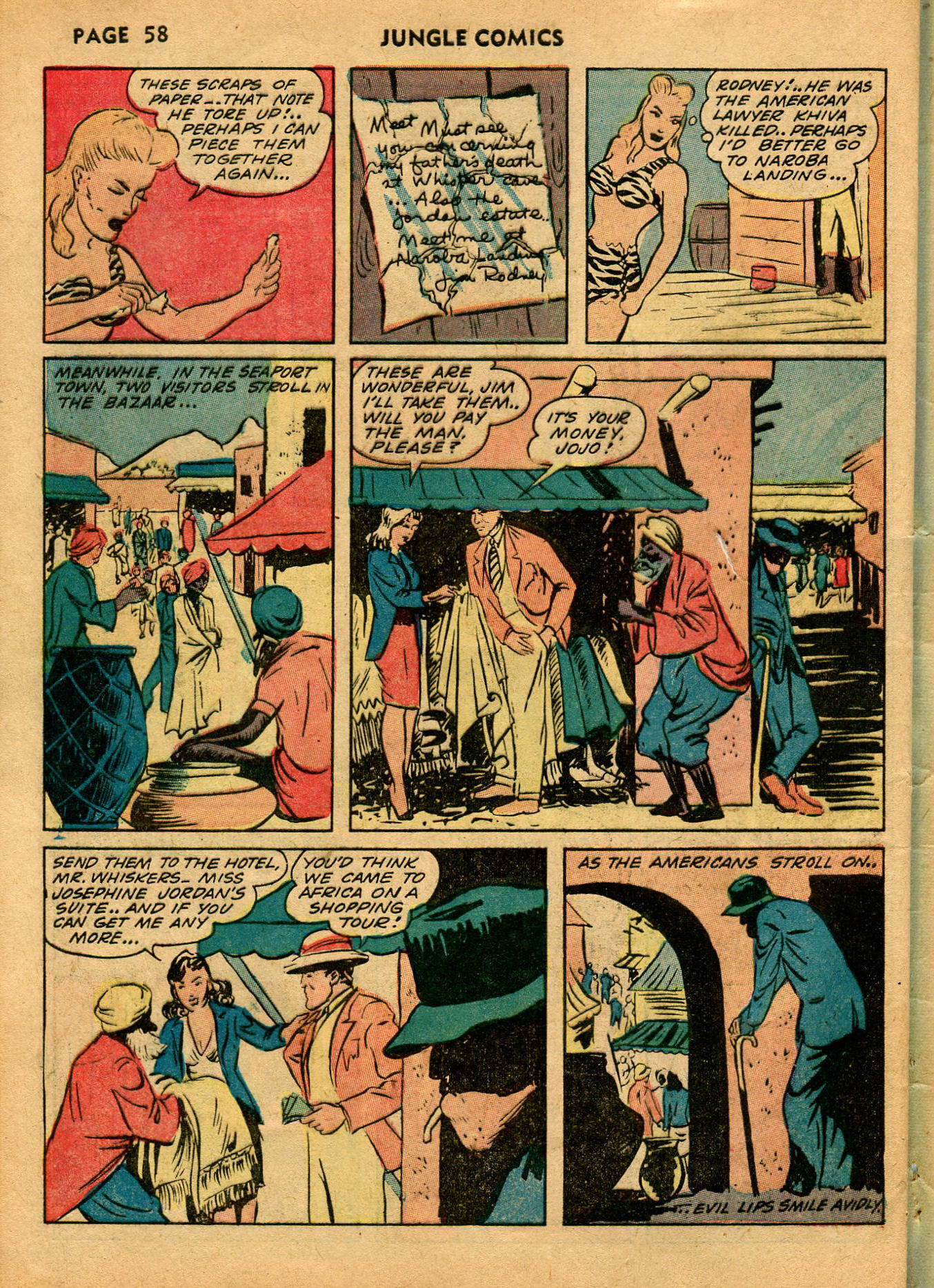 Read online Jungle Comics comic -  Issue #40 - 60