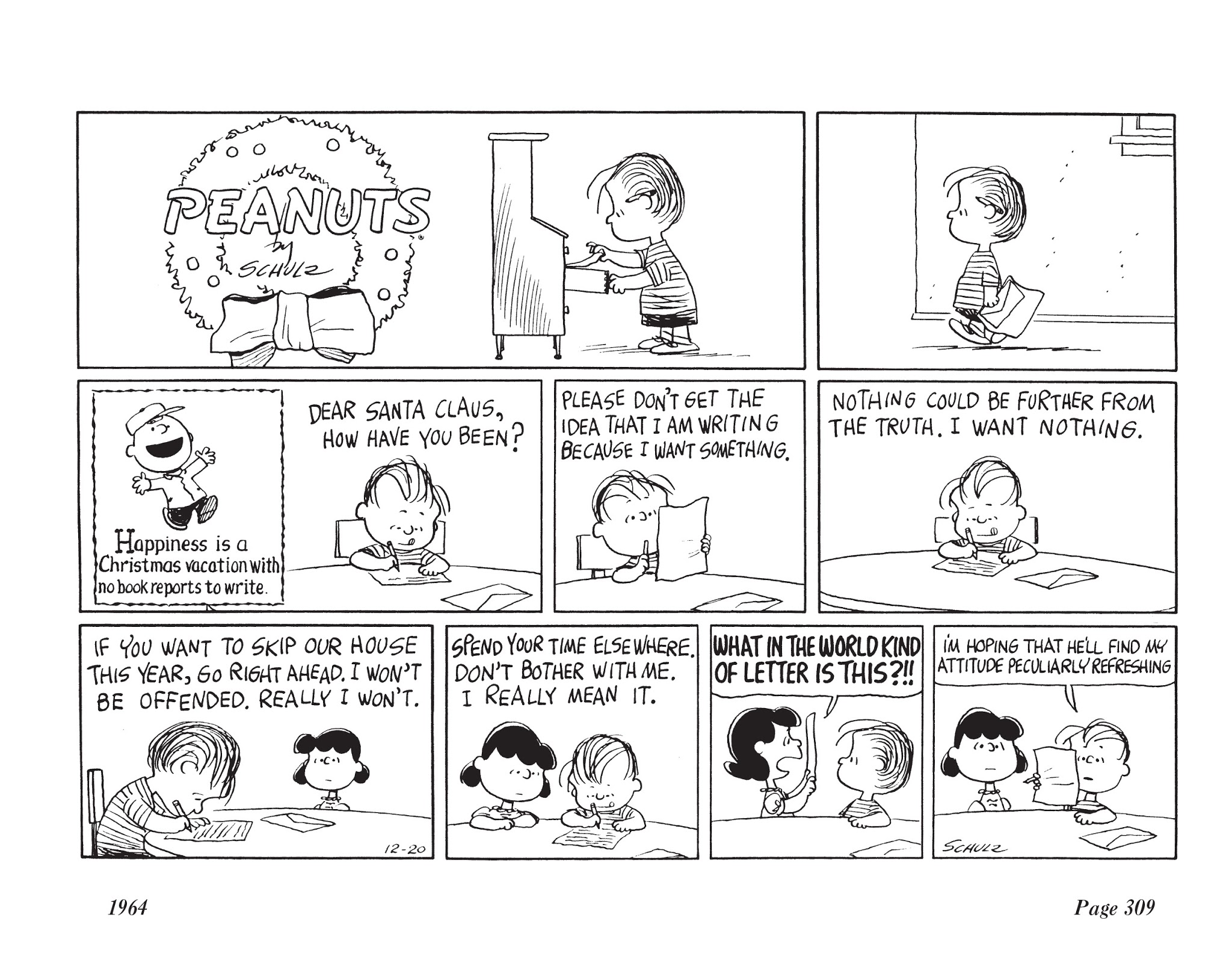 Read online The Complete Peanuts comic -  Issue # TPB 7 - 320