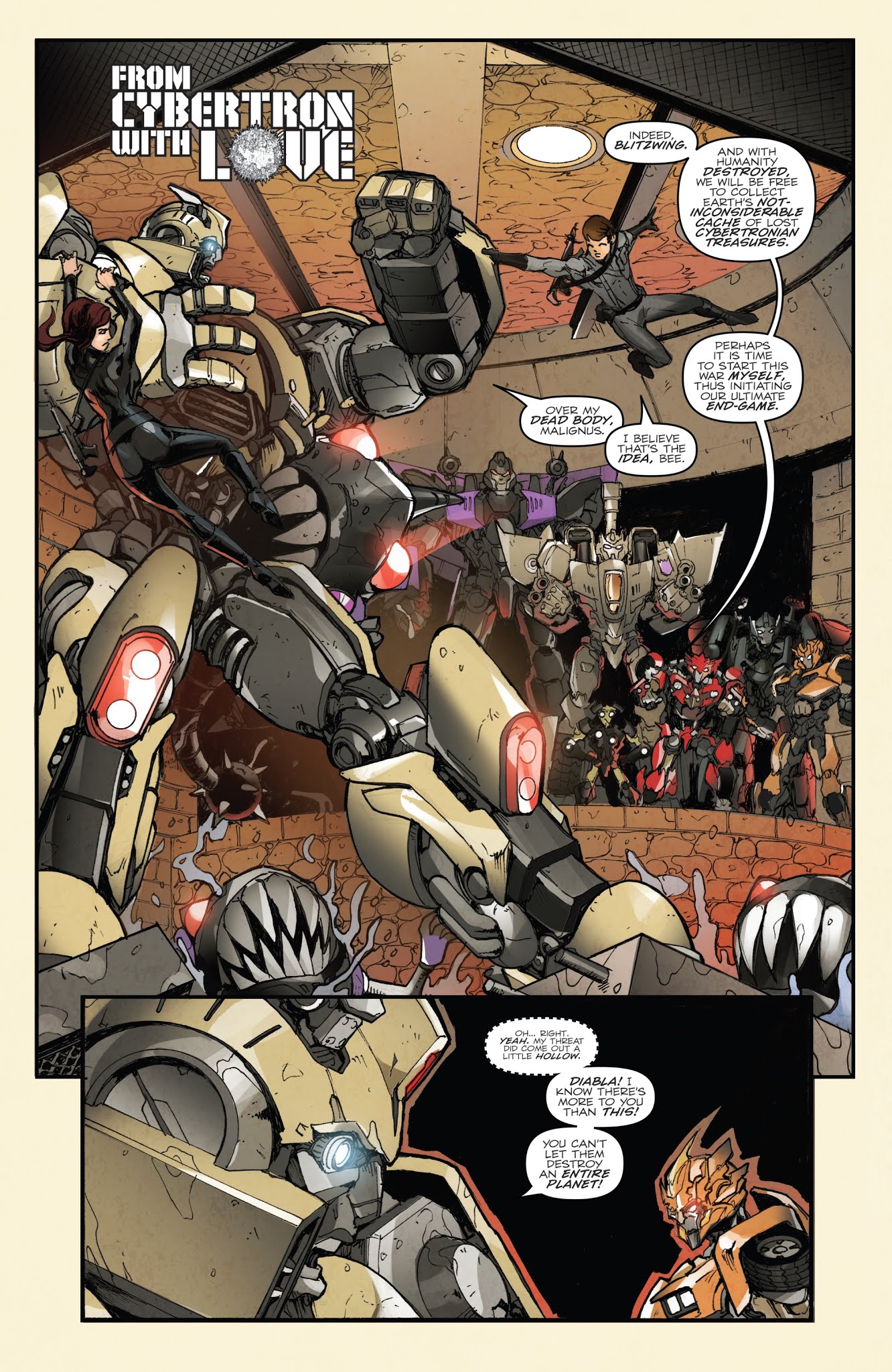 Read online Transformers: Bumblebee Movie Prequel comic -  Issue #4 - 4