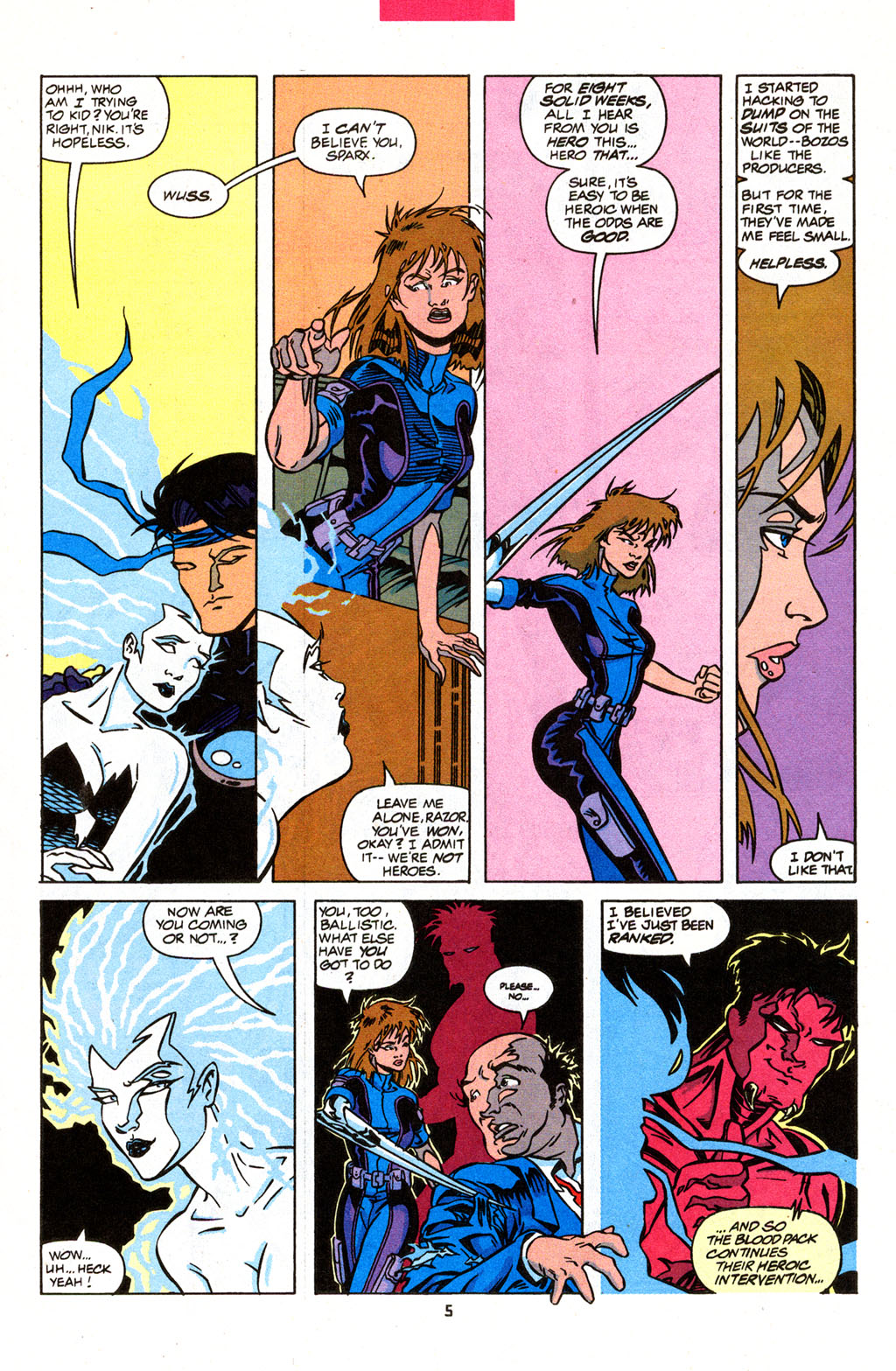 Read online Blood Pack comic -  Issue #4 - 6