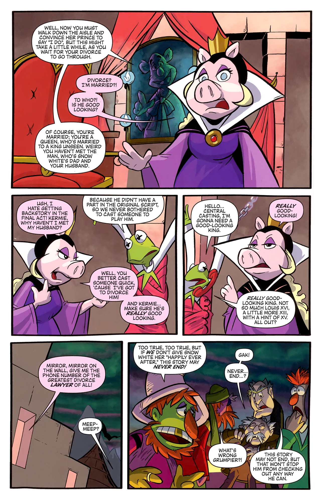 Read online Muppet Snow White comic -  Issue #4 - 9