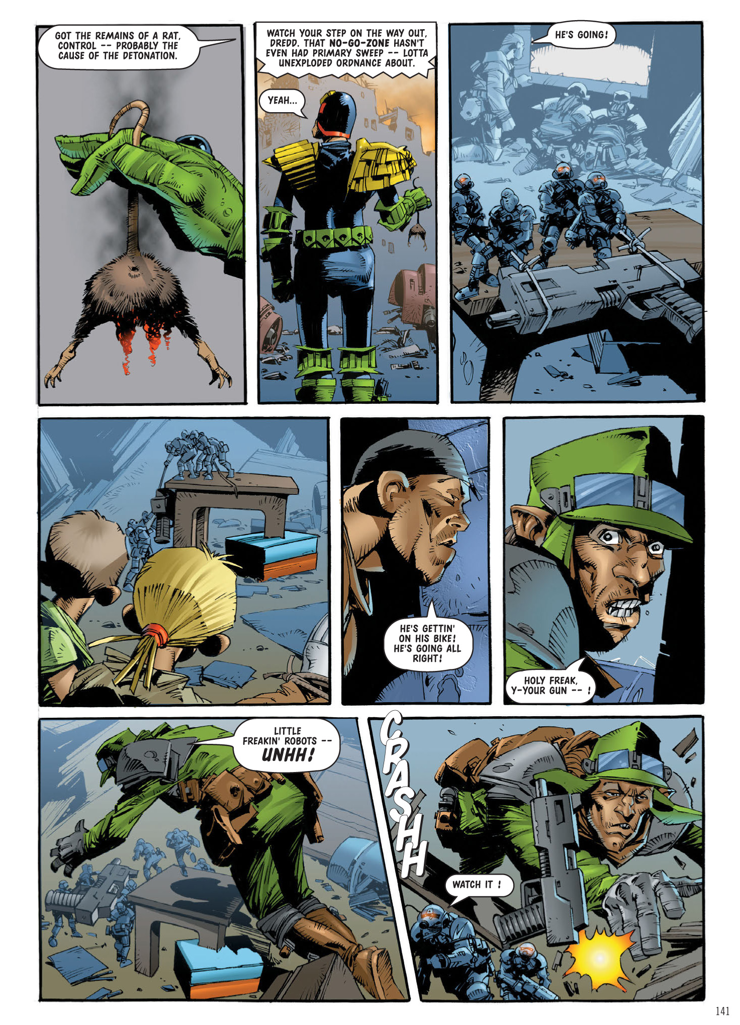 Read online Judge Dredd: The Complete Case Files comic -  Issue # TPB 31 - 142