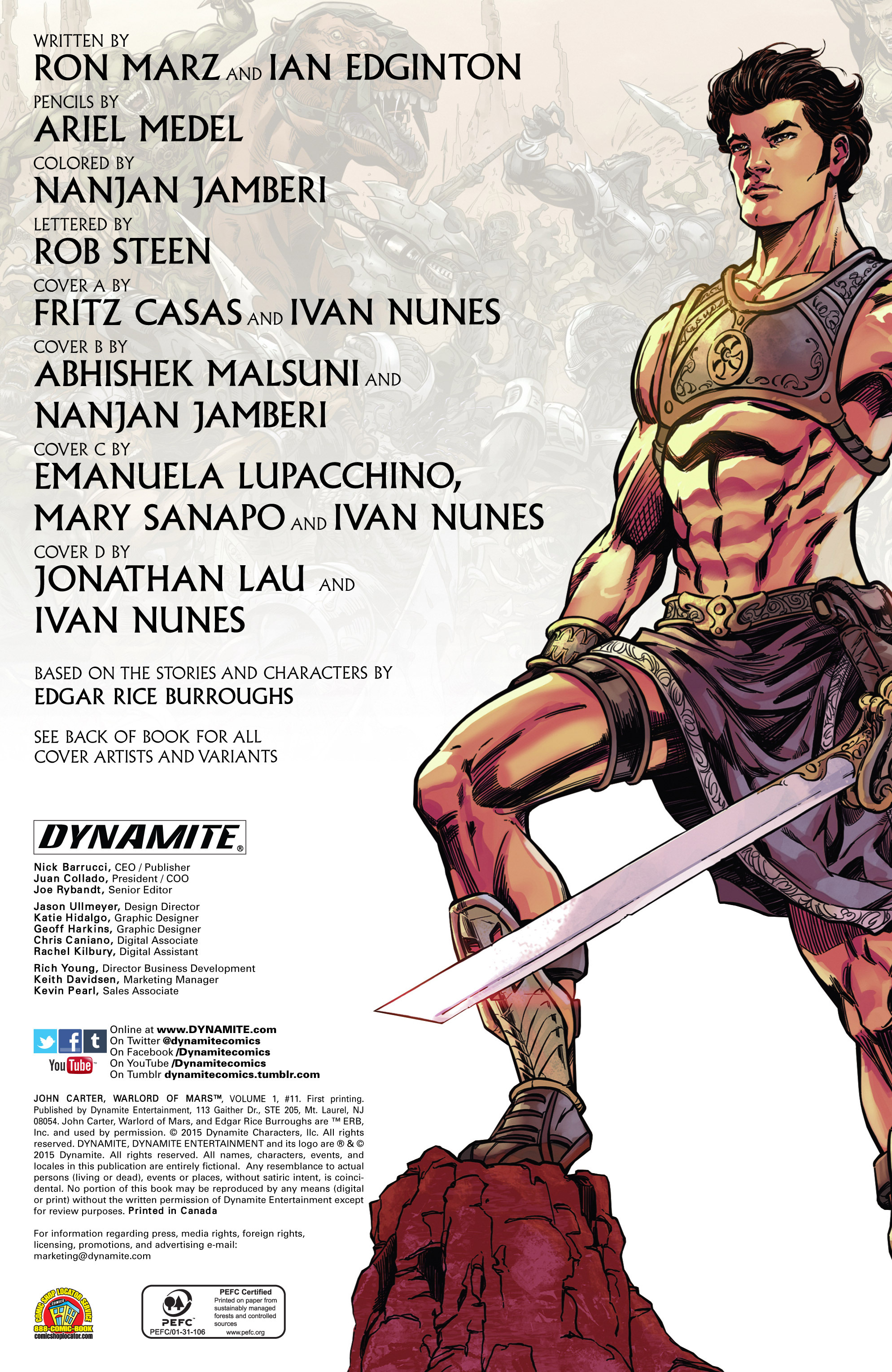 Read online John Carter, Warlord of Mars (2014) comic -  Issue #11 - 5