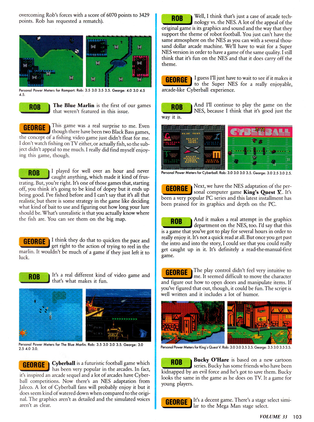 Read online Nintendo Power comic -  Issue #33 - 110