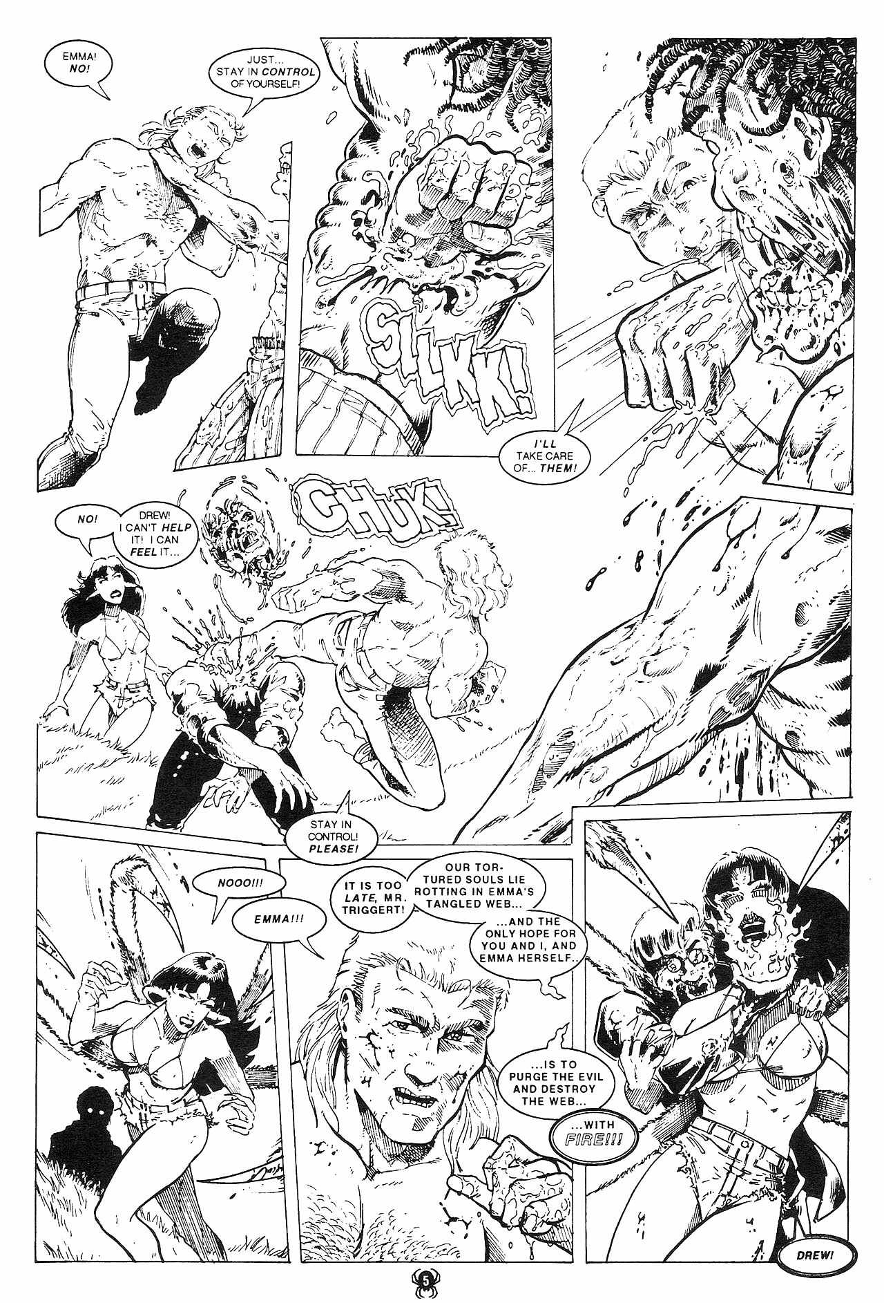Read online Fangs of the Widow comic -  Issue #4 - 7