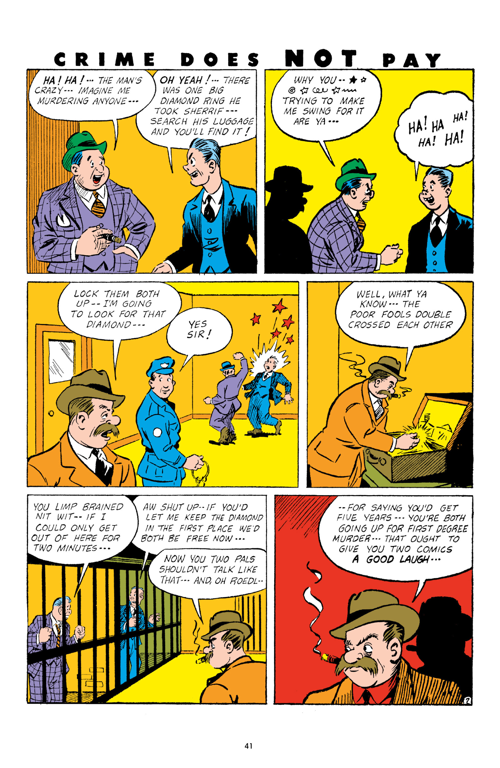 Read online Crime Does Not Pay Archives comic -  Issue # TPB 3 (Part 1) - 41