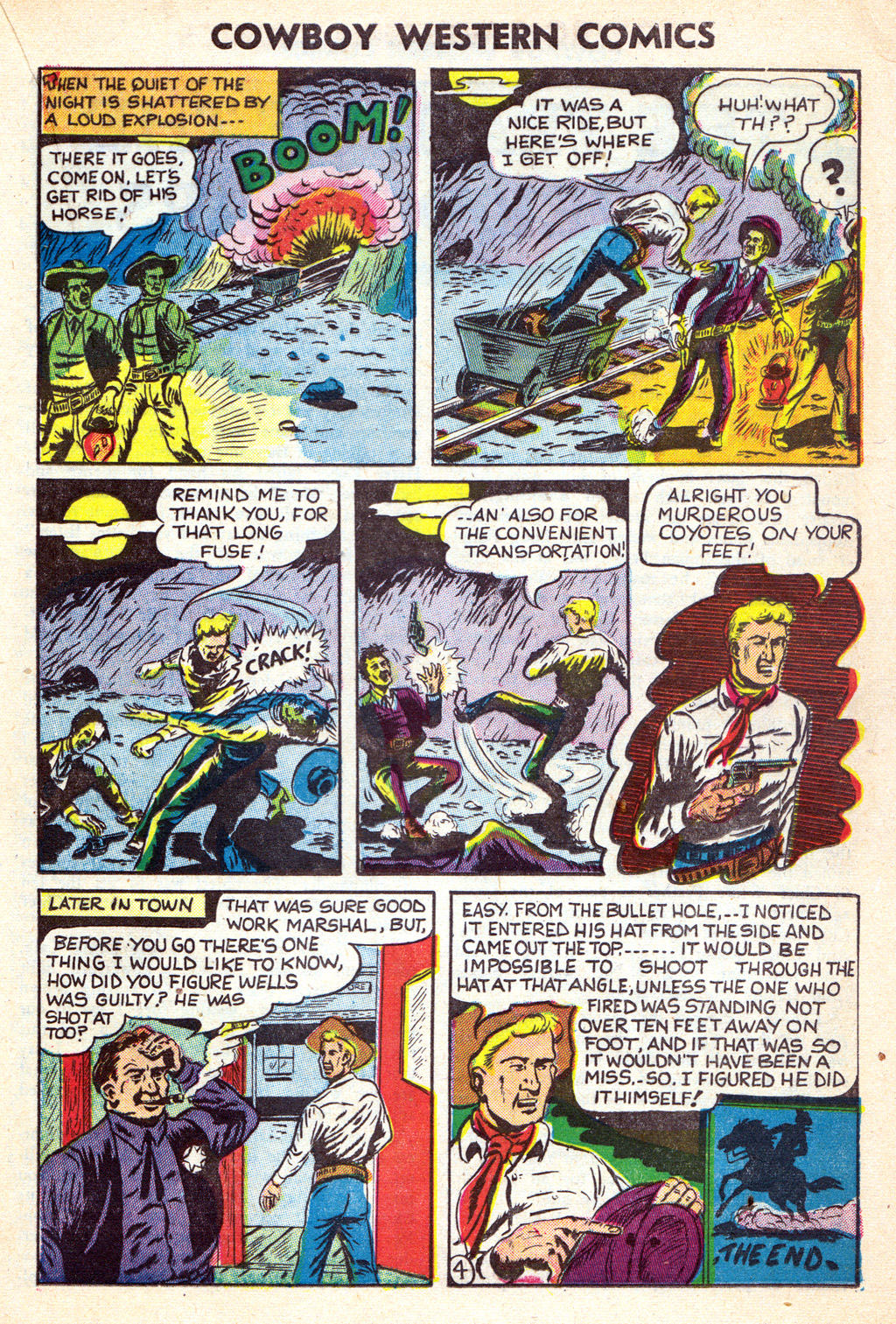 Read online Cowboy Western Comics (1948) comic -  Issue #35 - 17