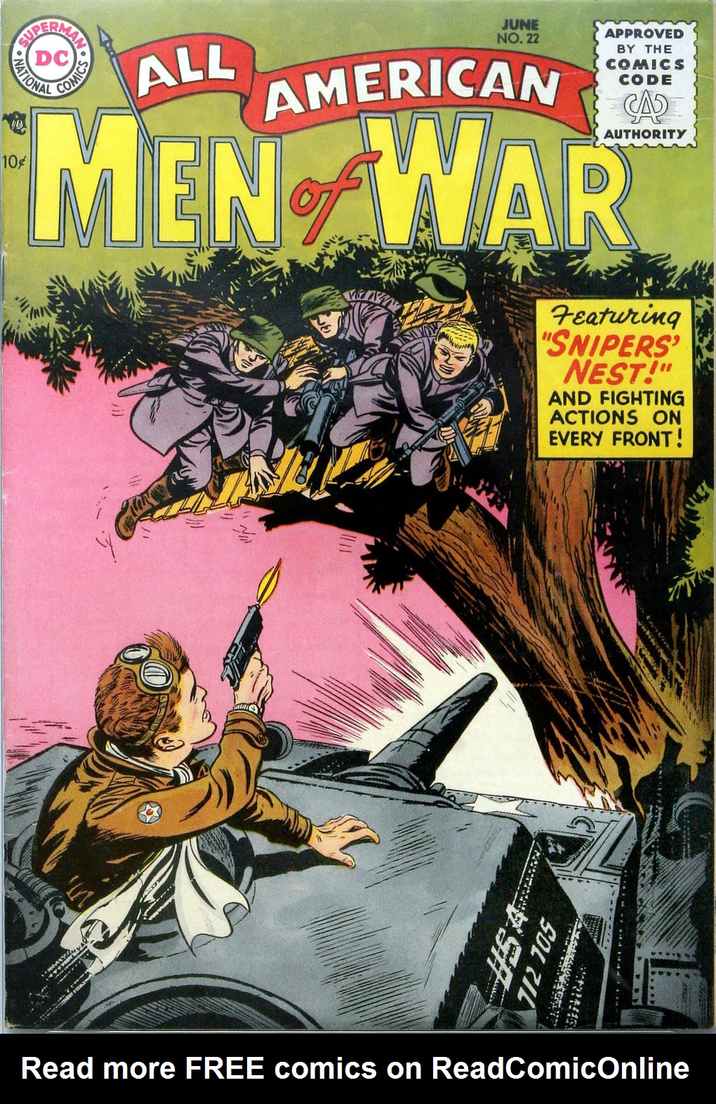 Read online All-American Men of War comic -  Issue #22 - 1