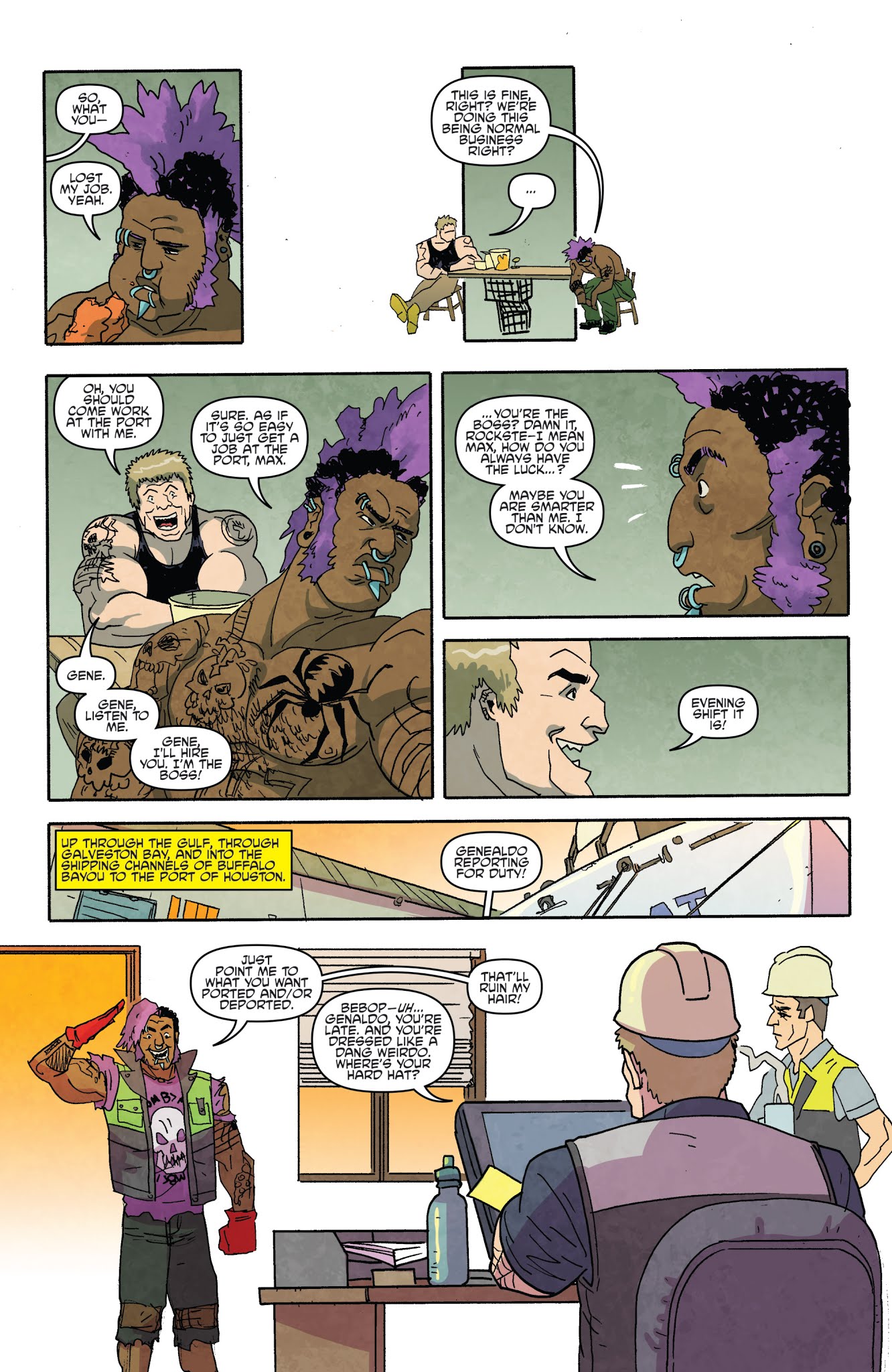 Read online Teenage Mutant Ninja Turtles: Bebop & Rocksteady Hit the Road comic -  Issue #2 - 8