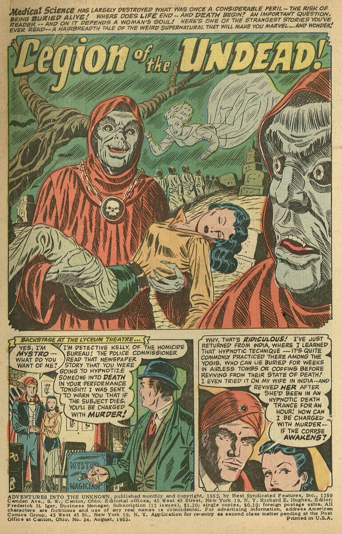 Read online Adventures Into The Unknown comic -  Issue #34 - 3