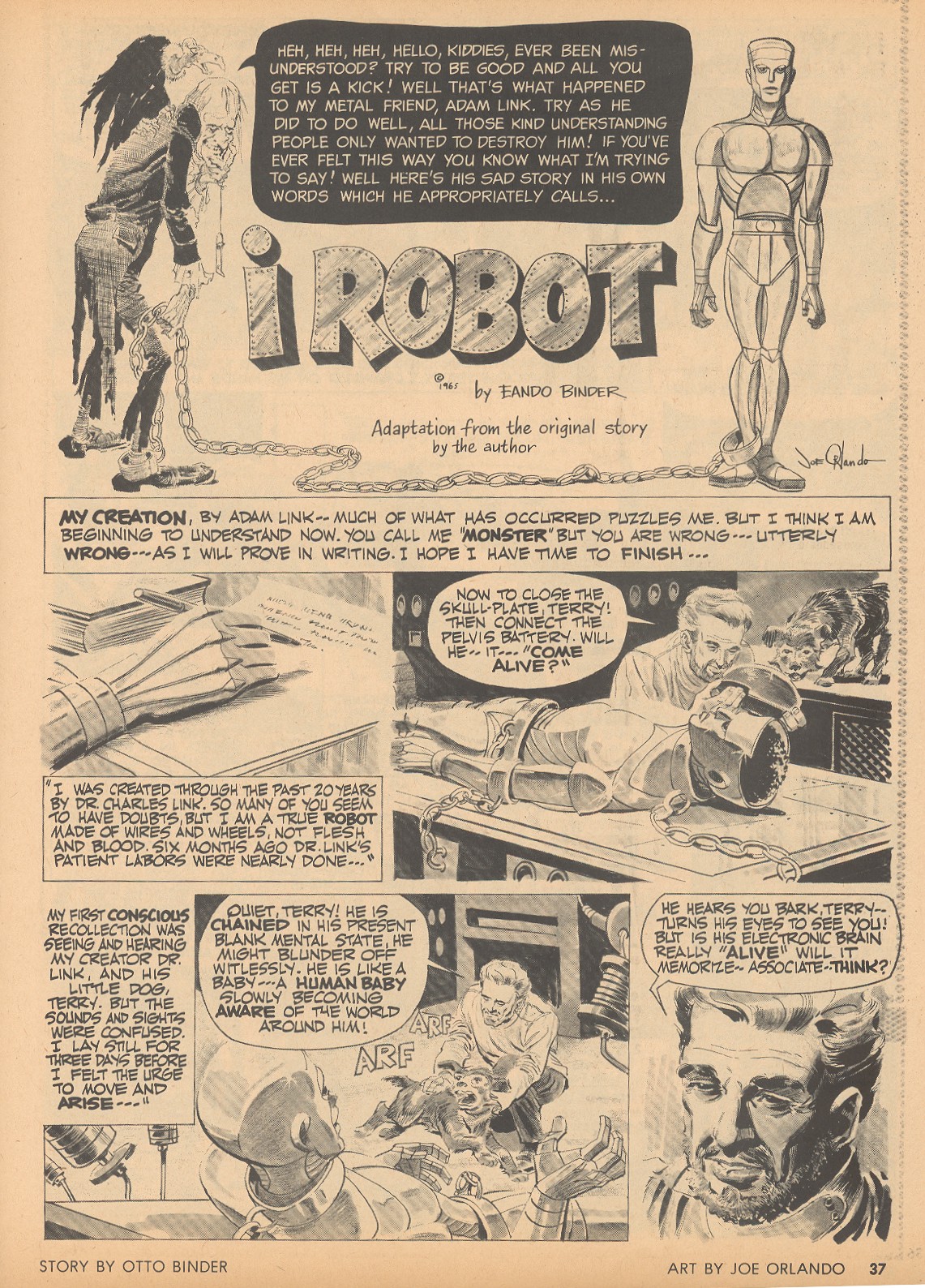 Read online Creepy (1964) comic -  Issue #2 - 37