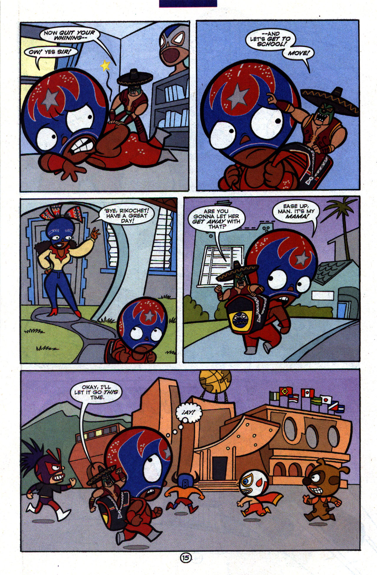 Read online Mucha Lucha comic -  Issue #1 - 16