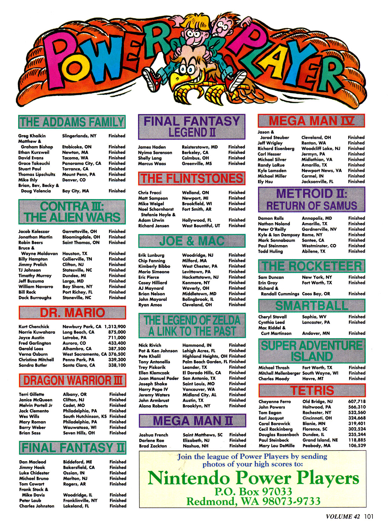 Read online Nintendo Power comic -  Issue #42 - 112