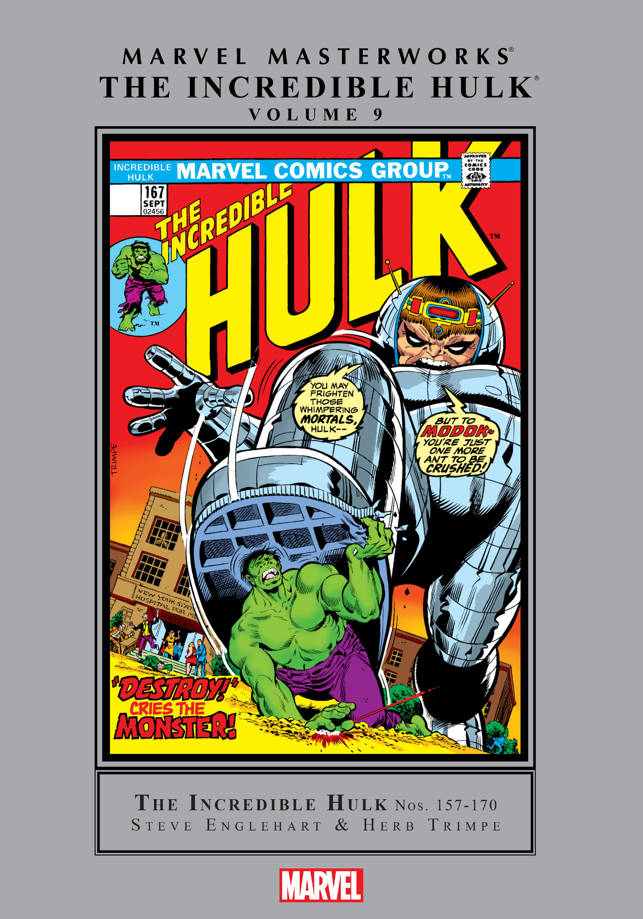 Read online Marvel Masterworks: The Incredible Hulk comic -  Issue # TPB 9 (Part 1) - 1