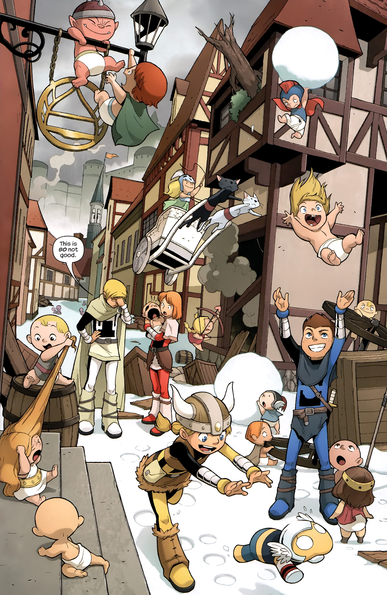 Read online Thor and the Warriors Four comic -  Issue #3 - 2