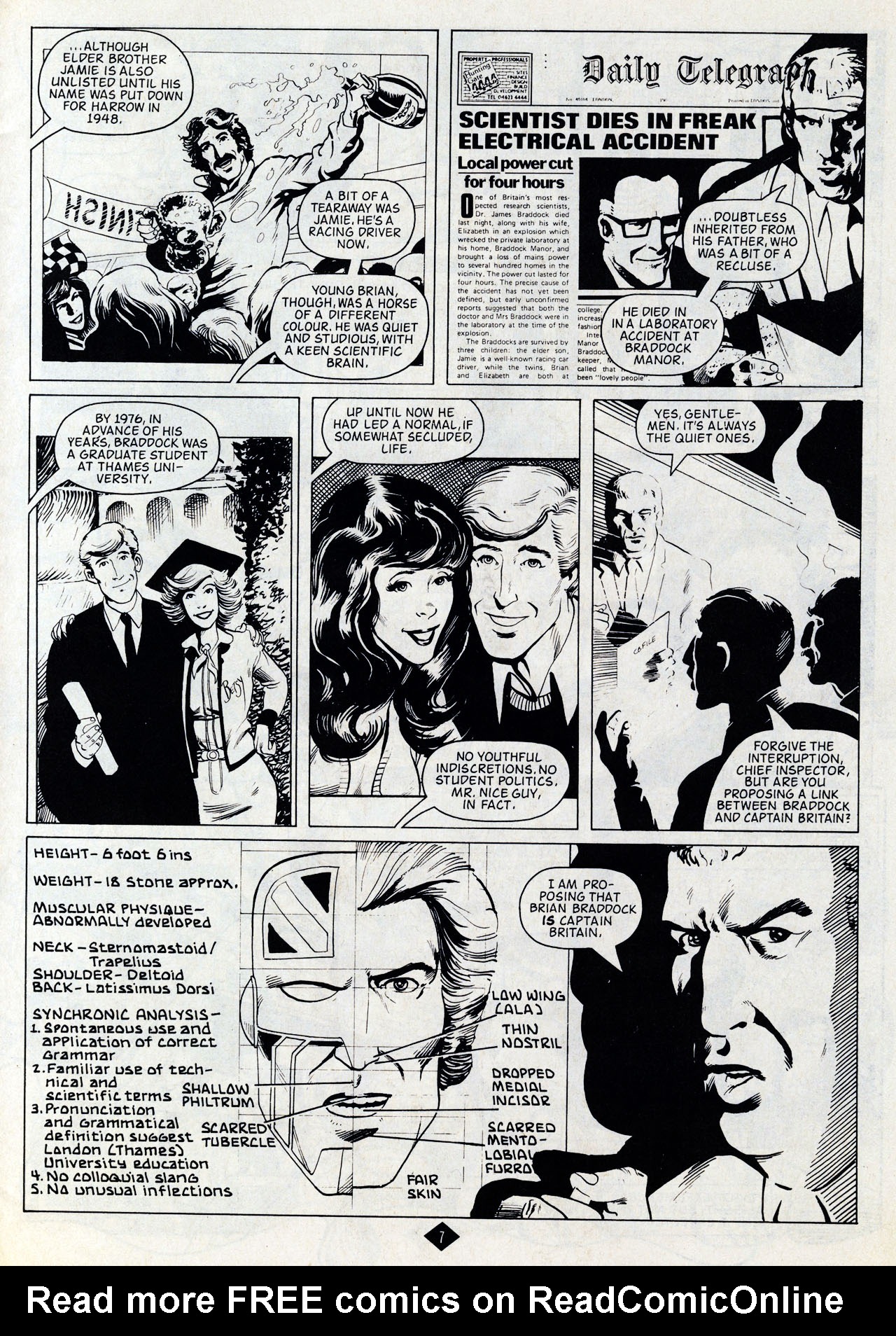 Read online Captain Britain (1985) comic -  Issue #1 - 7