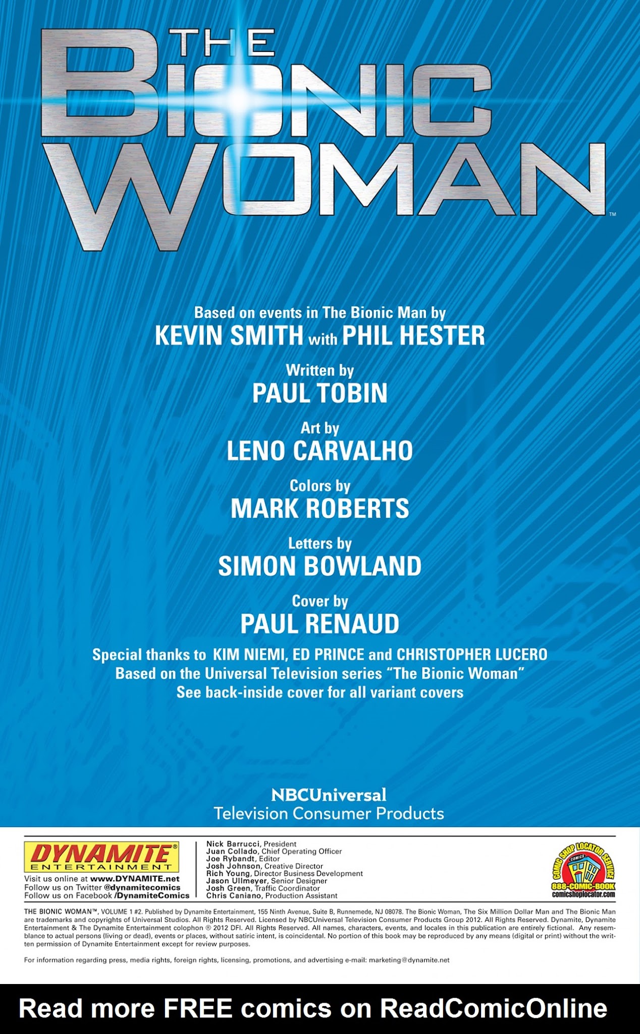 Read online The Bionic Woman comic -  Issue #2 - 2