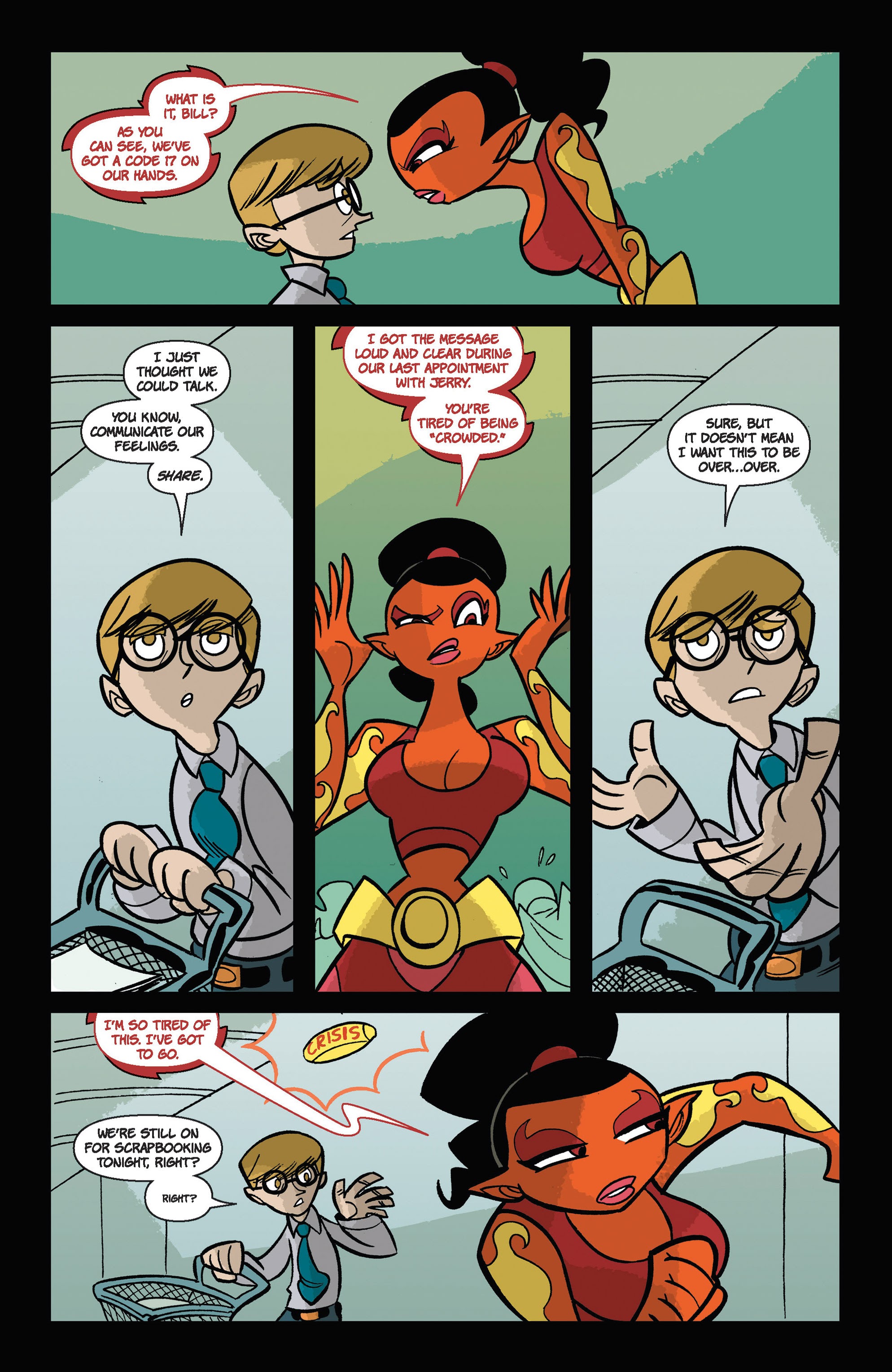 Read online Super Human Resources comic -  Issue #1 - 17