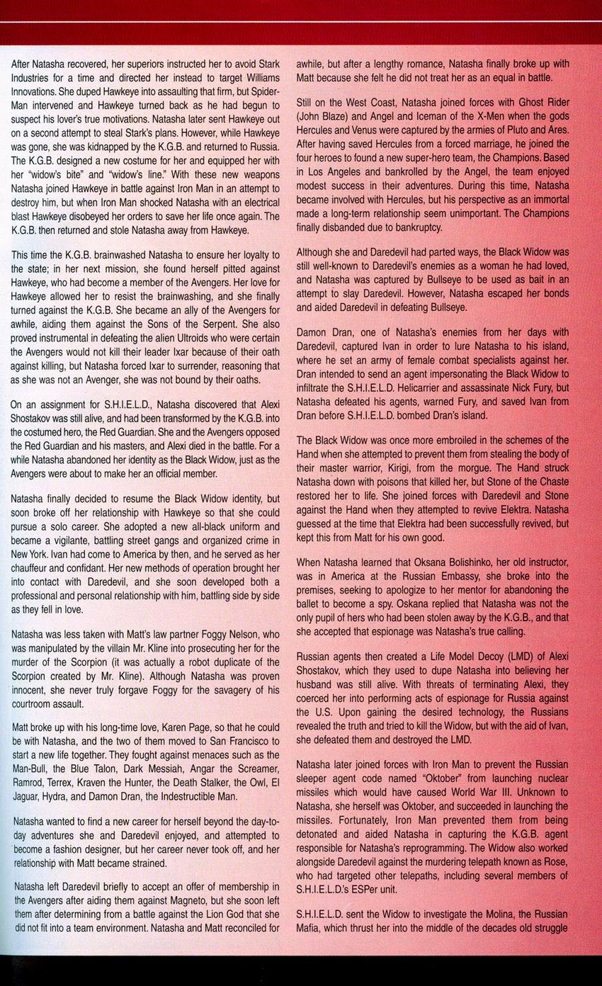 Official Handbook of the Marvel Universe: Daredevil 2004 issue Full - Page 5
