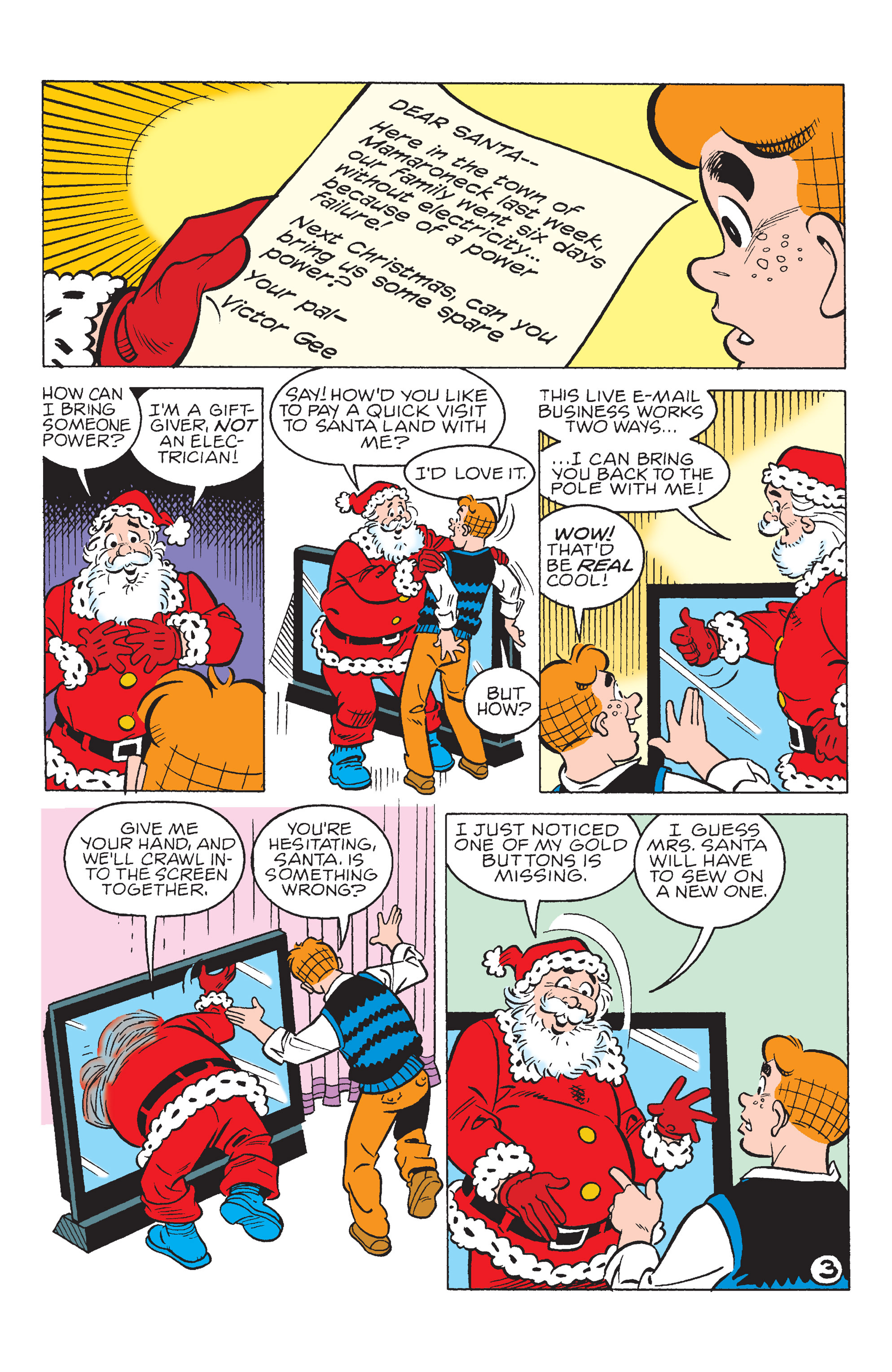 Read online Archie Meets Santa comic -  Issue # TPB - 66