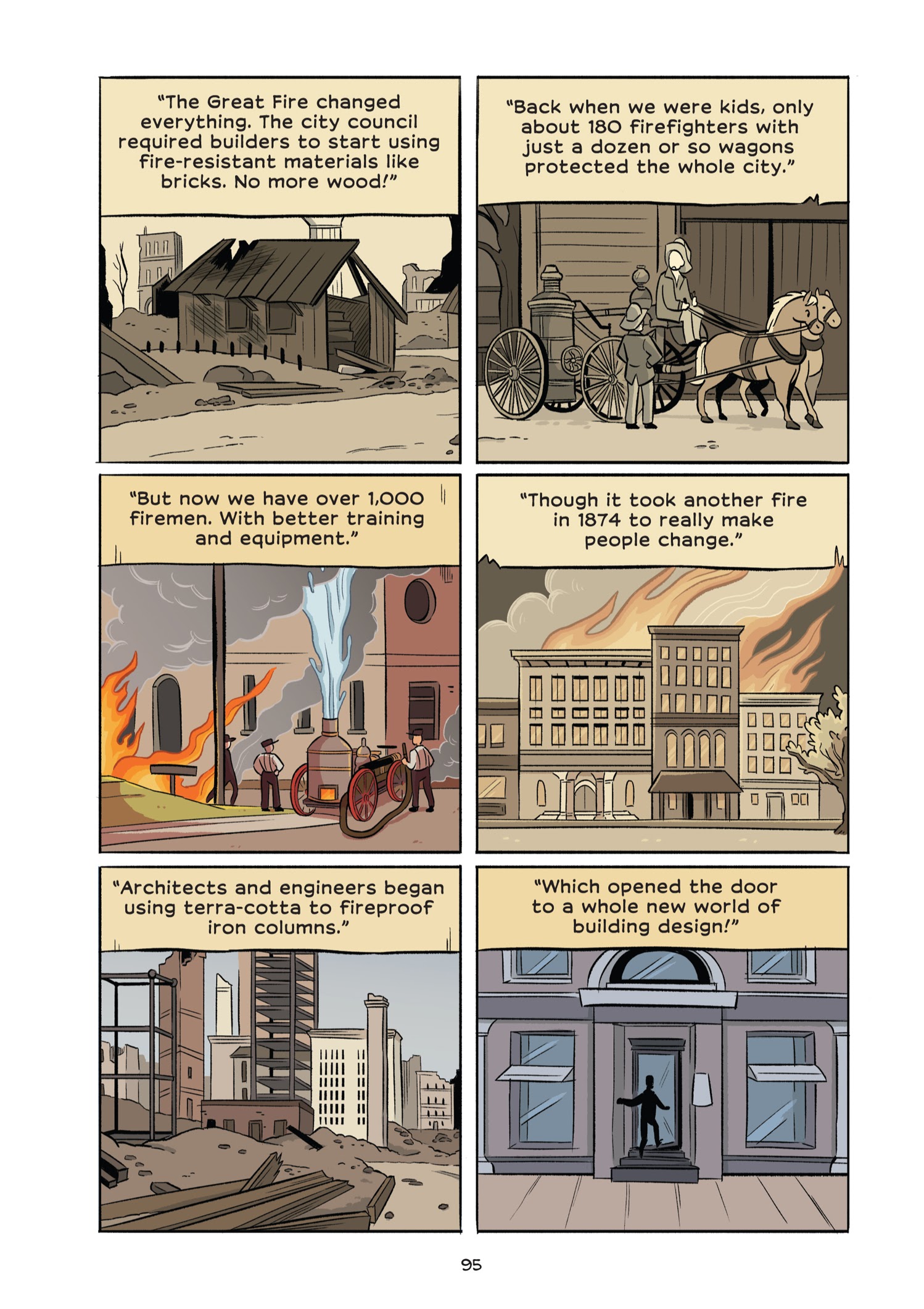 Read online History Comics comic -  Issue # The Great Chicago Fire: Rising From the Ashes - 104