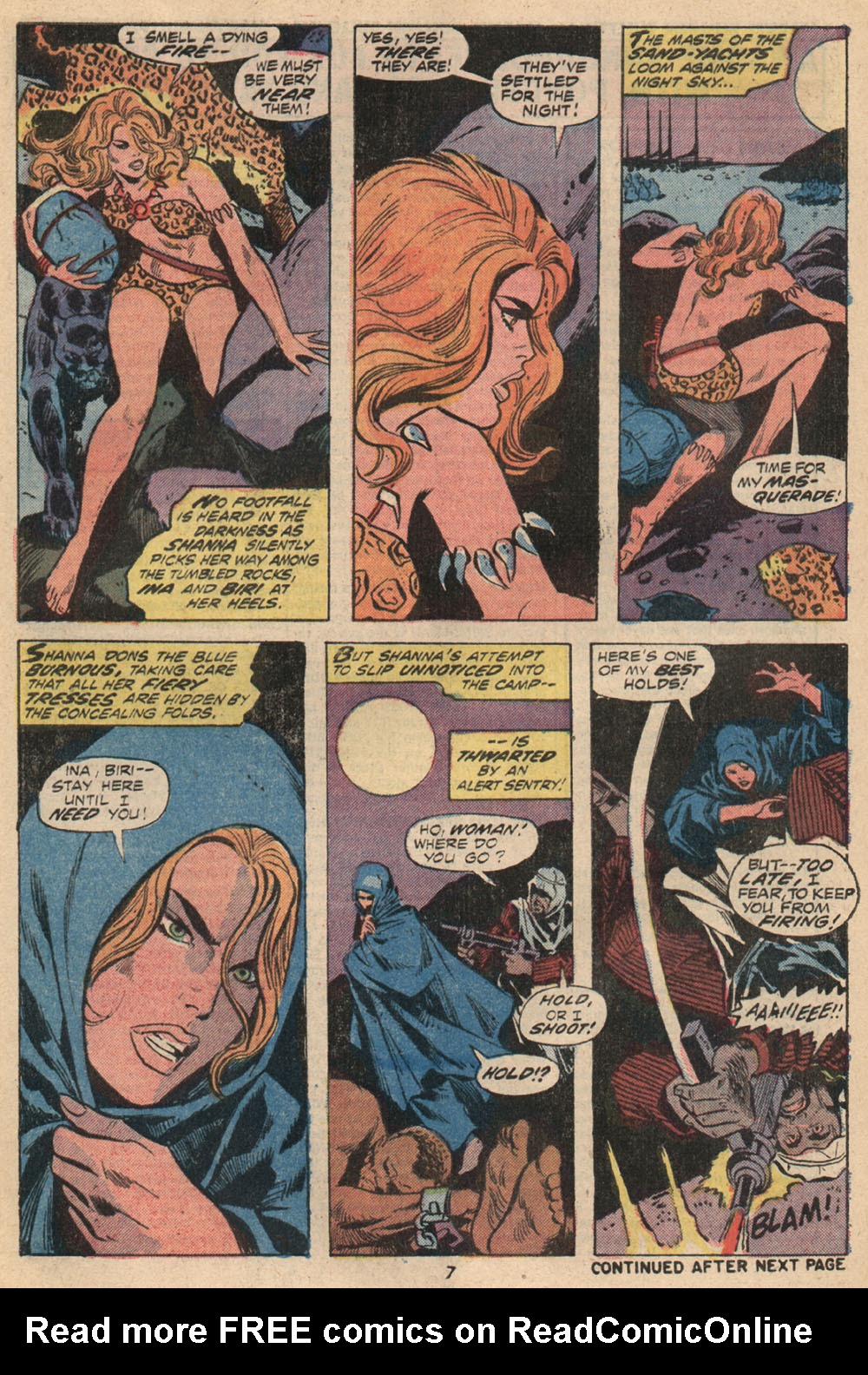 Read online Shanna, the She-Devil (1972) comic -  Issue #2 - 7
