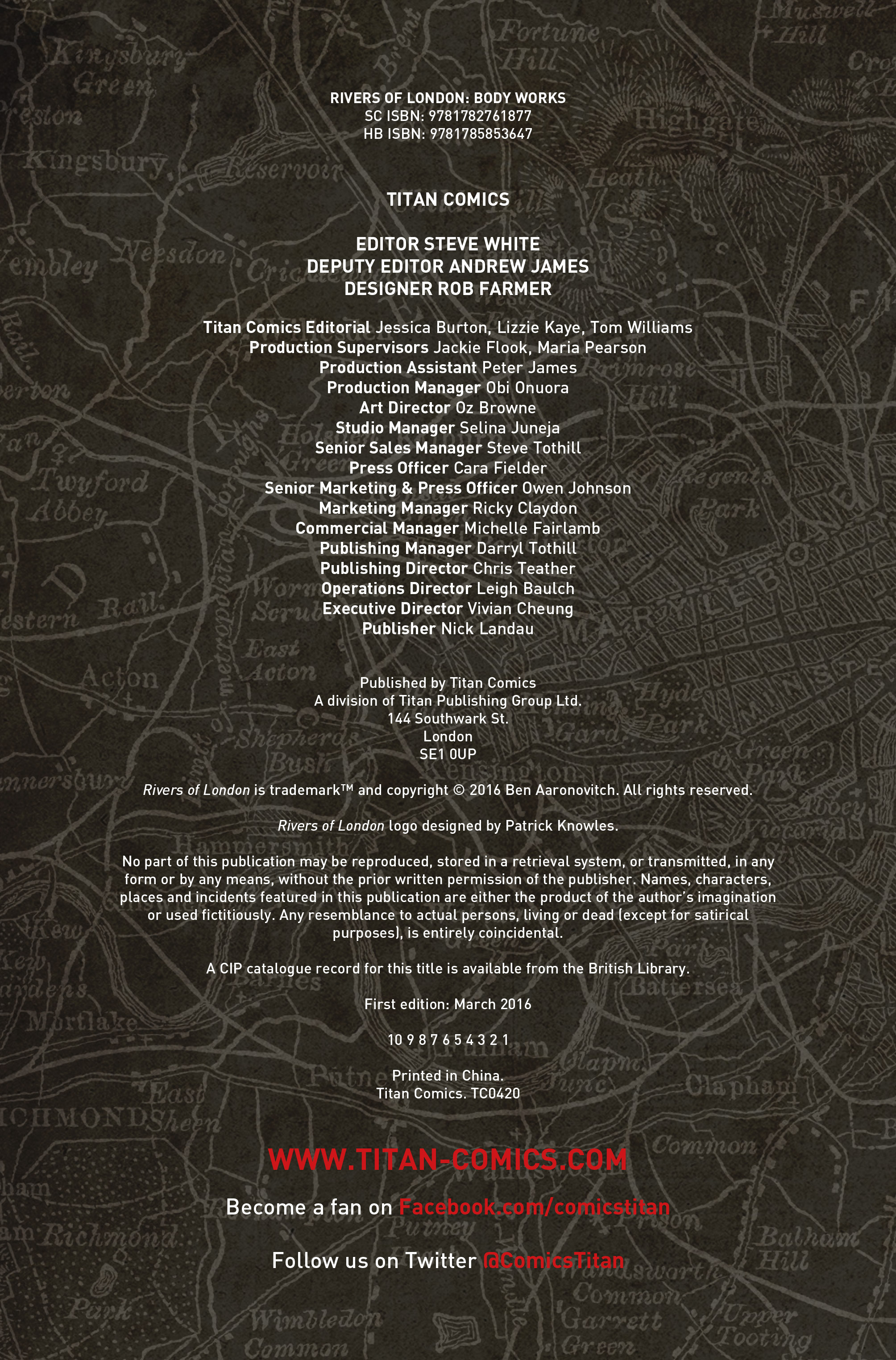 Read online Rivers of London: Body Work comic -  Issue # TPB - 3
