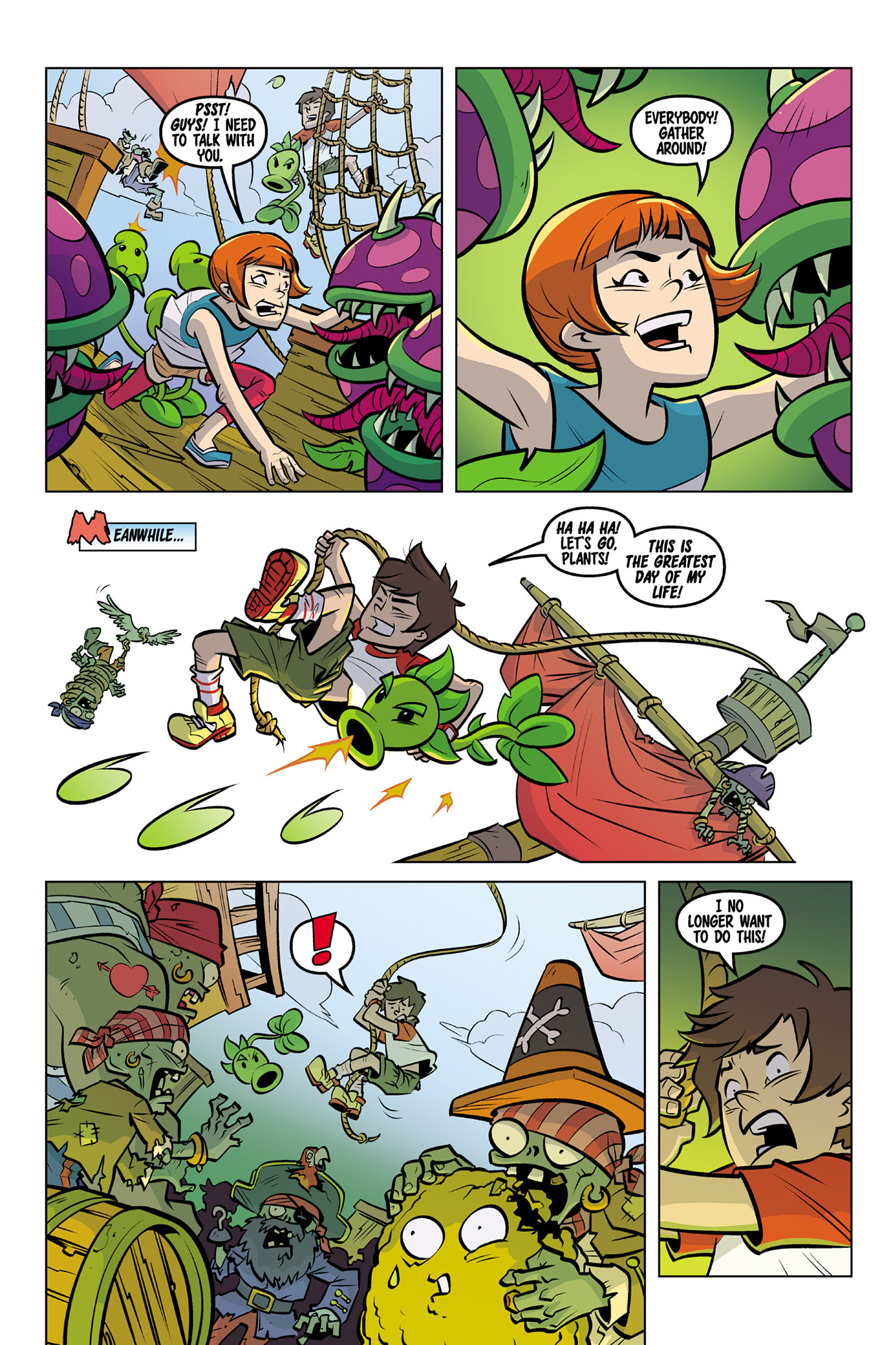 Read online Plants vs. Zombies: Timepocalypse comic -  Issue #5 - 11