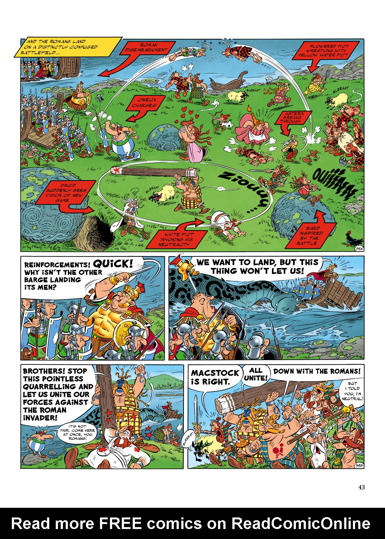 Read online Asterix comic -  Issue #35 - 44