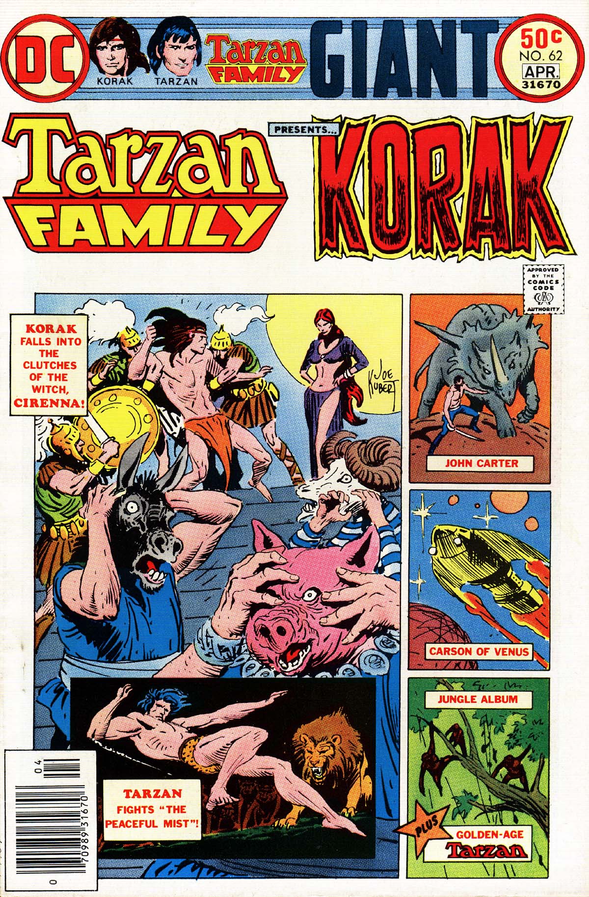 Read online Tarzan Family comic -  Issue #62 - 1