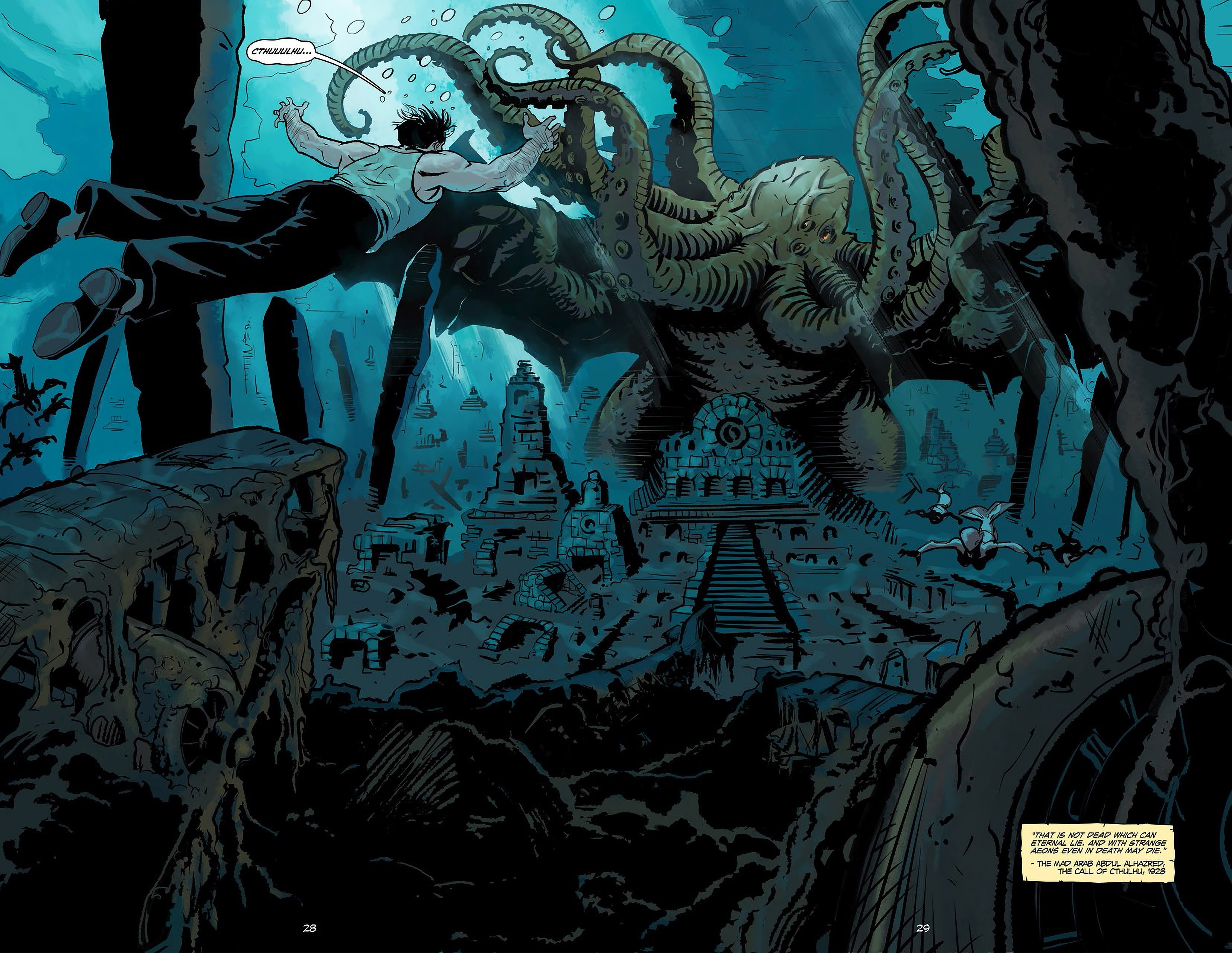 Read online Lovecraft P.I. - The Curious Case of ReAnimator comic -  Issue # TPB - 30