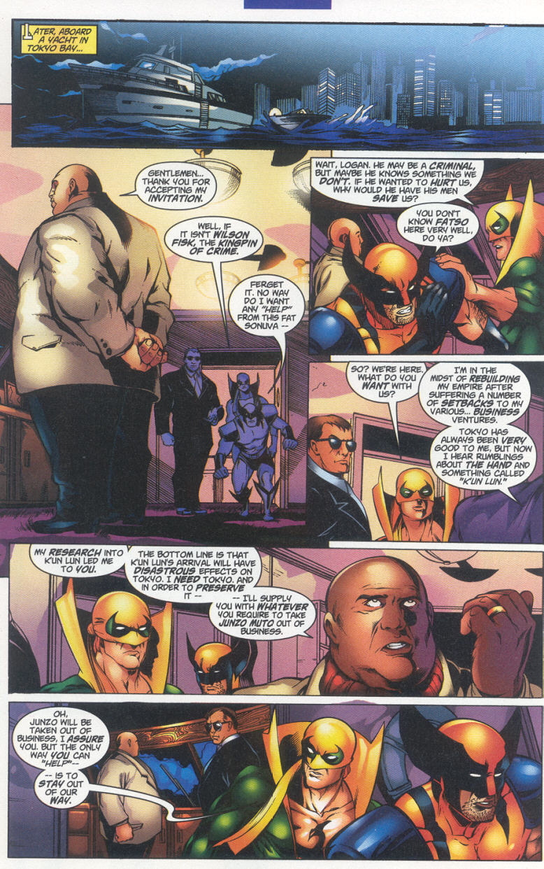 Read online Iron Fist / Wolverine comic -  Issue #1 - 16