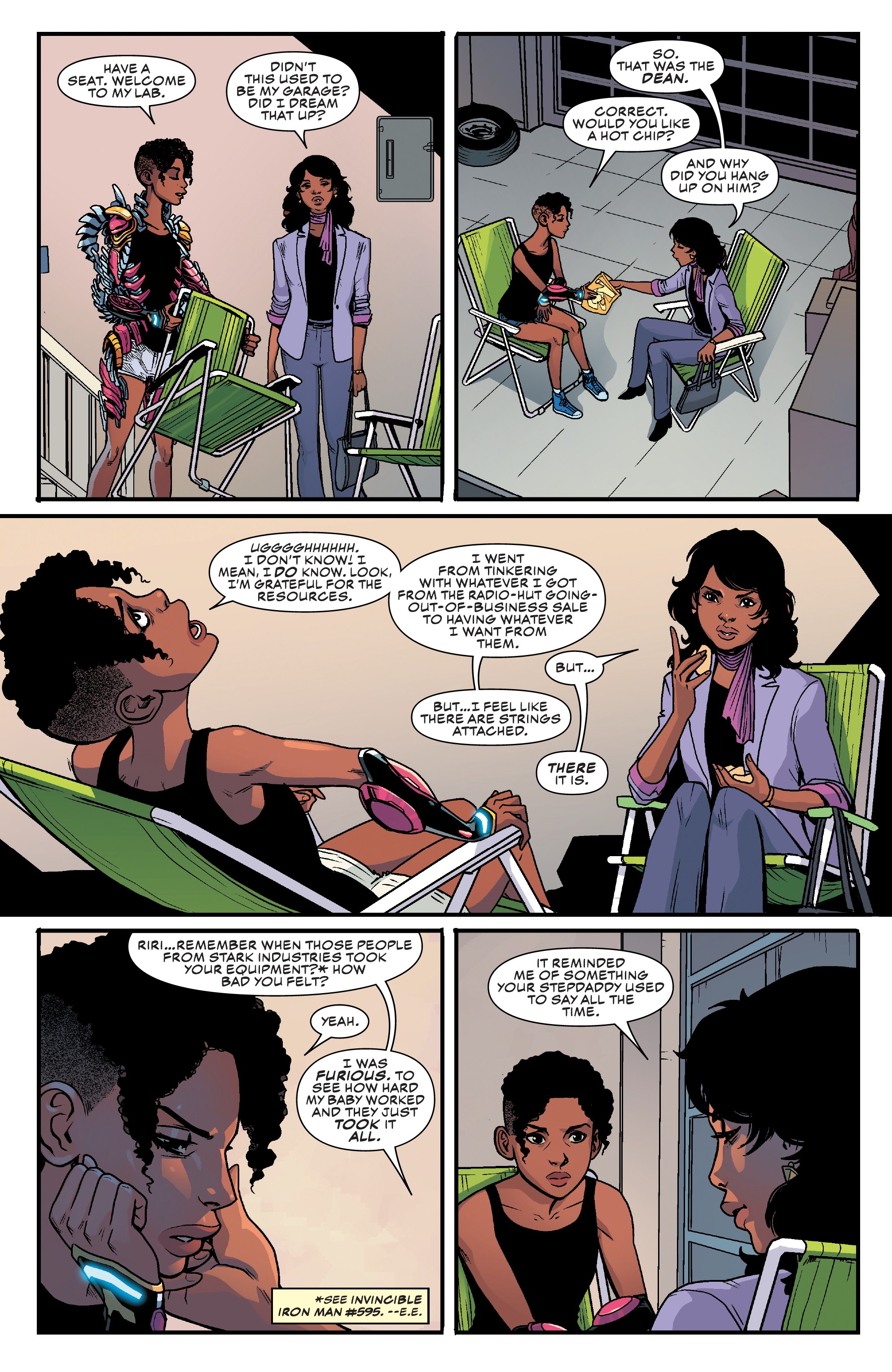 Read online Ironheart comic -  Issue #4 - 5