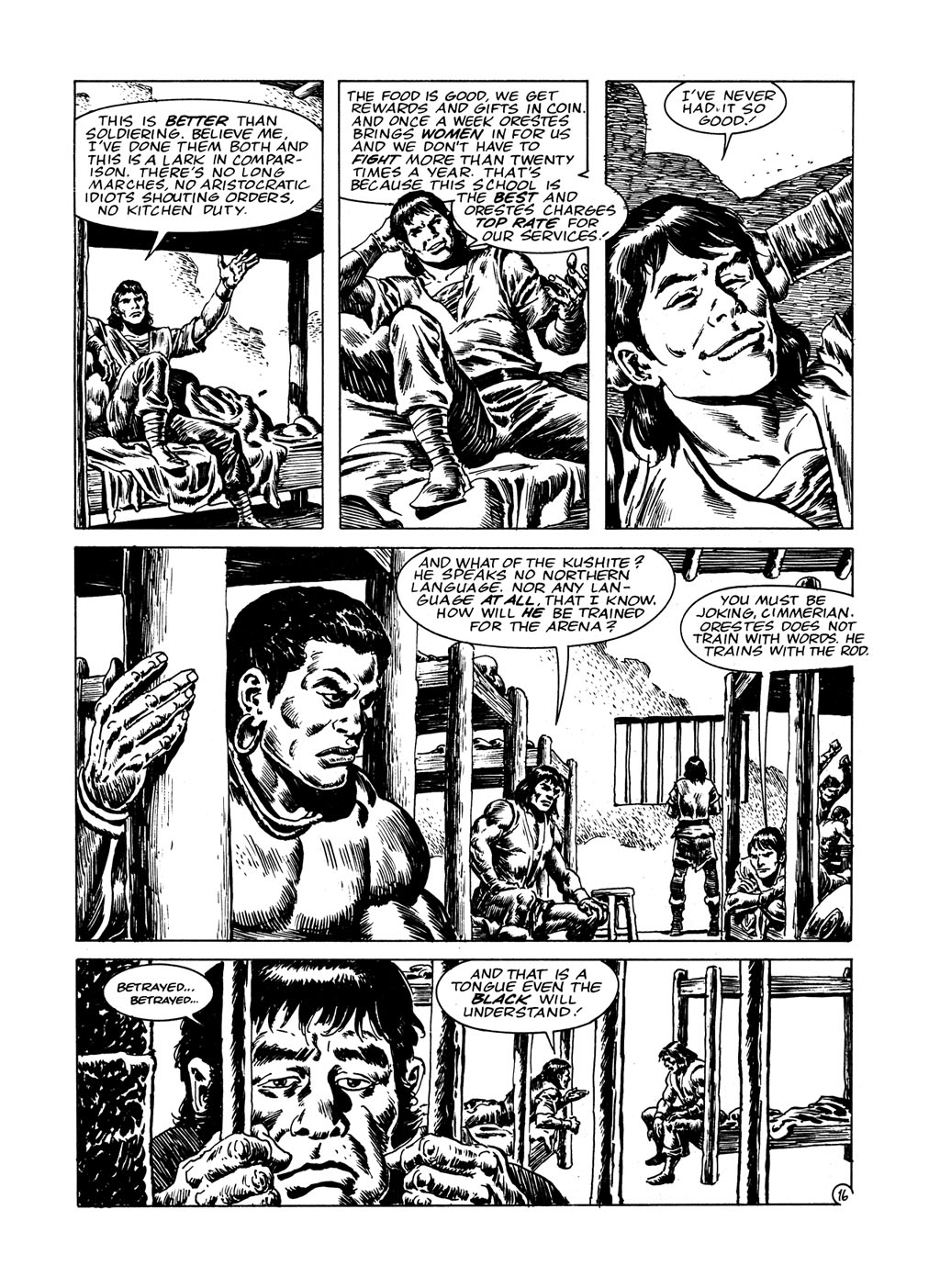 Read online The Savage Sword Of Conan comic -  Issue #146 - 21
