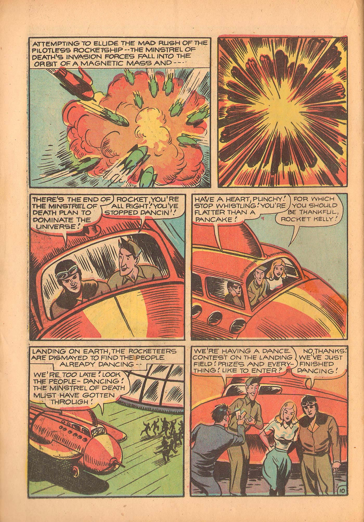 Read online Rocket Kelly (1945) comic -  Issue #4 - 36